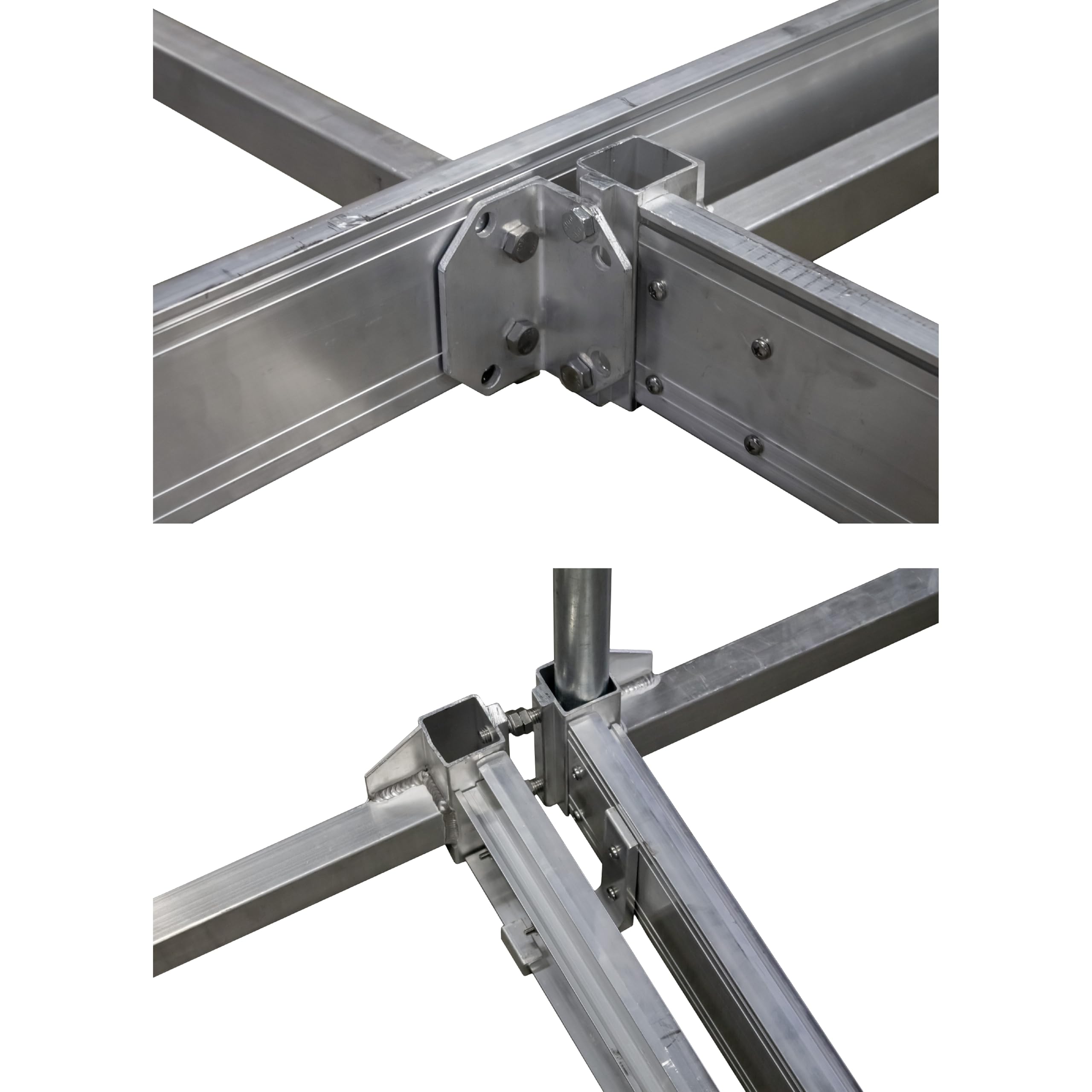 MotoAlliance® 8x4 Aluminum Dock Frames and Decking Kits. Heavy Duty & Maintenance Free. Great for Lakes, Rivers & Shorelines. (8x4 Dock Section)