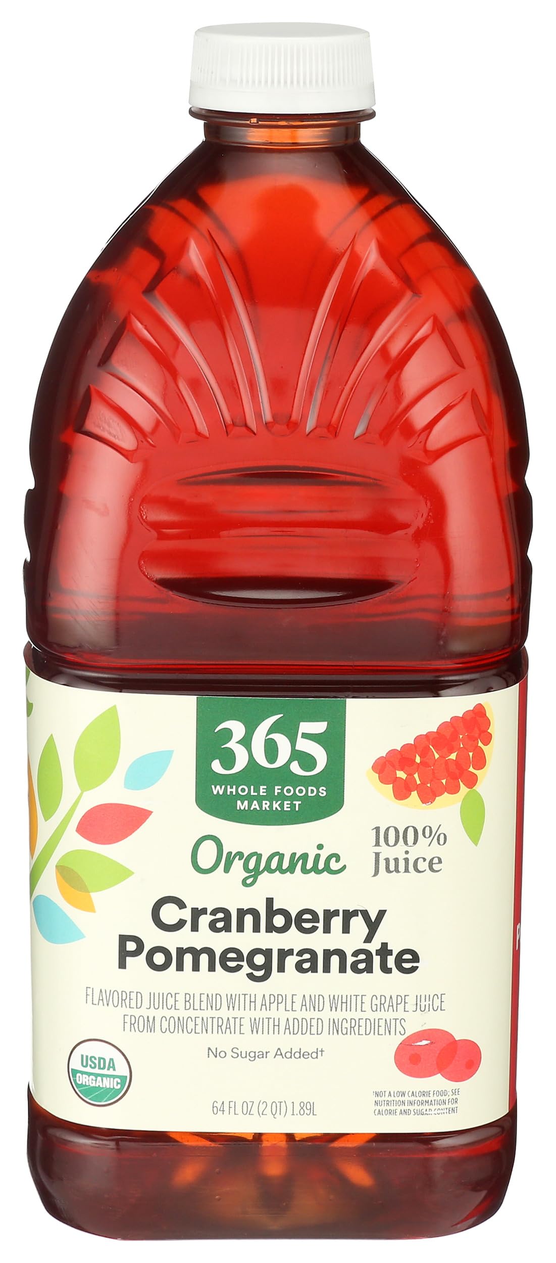 365 by Whole Foods Market, Organic Cranberry Pomegranate Juice, 64 Fl Oz