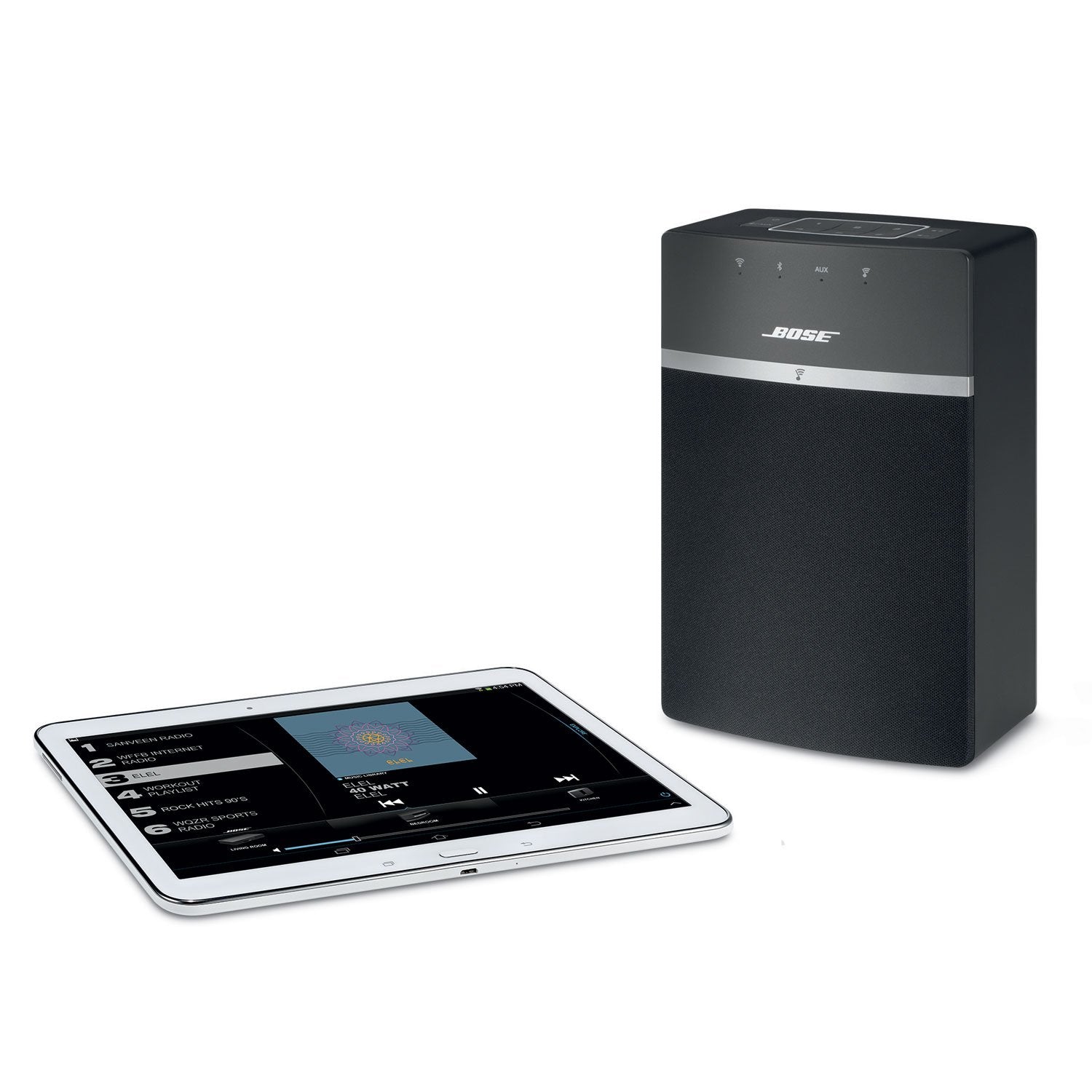 Bose 731396-1100 SoundTouch 10 Wireless Speaker, Works with Alexa, Black
