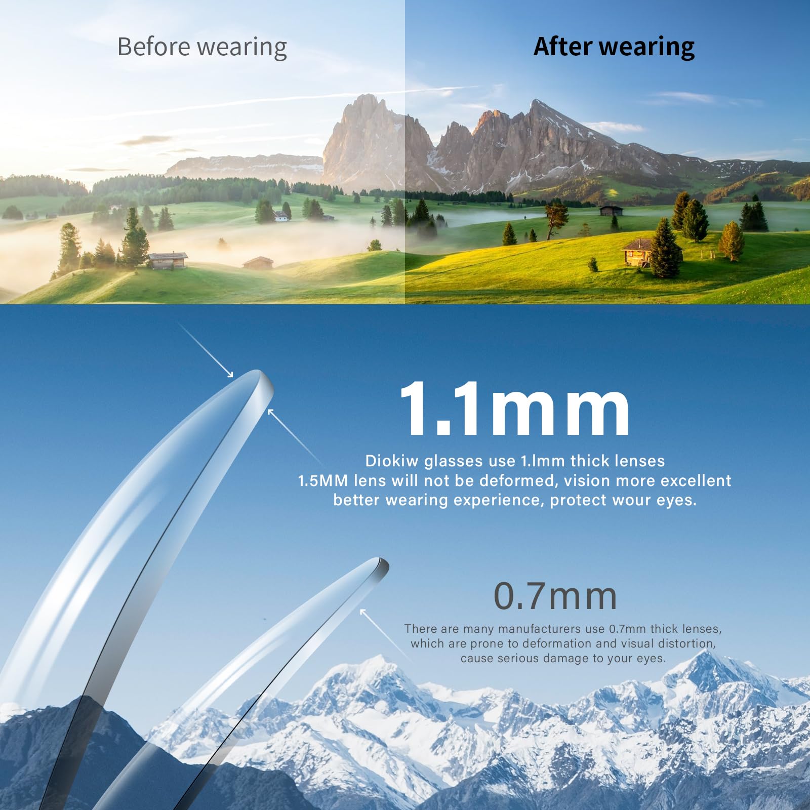 DioKiw 3PACK Sports Polarized Sunglasses for Men Cycling Running Fishing UV400 Protection Sun Glasses Lightweight Half Frame Goggles