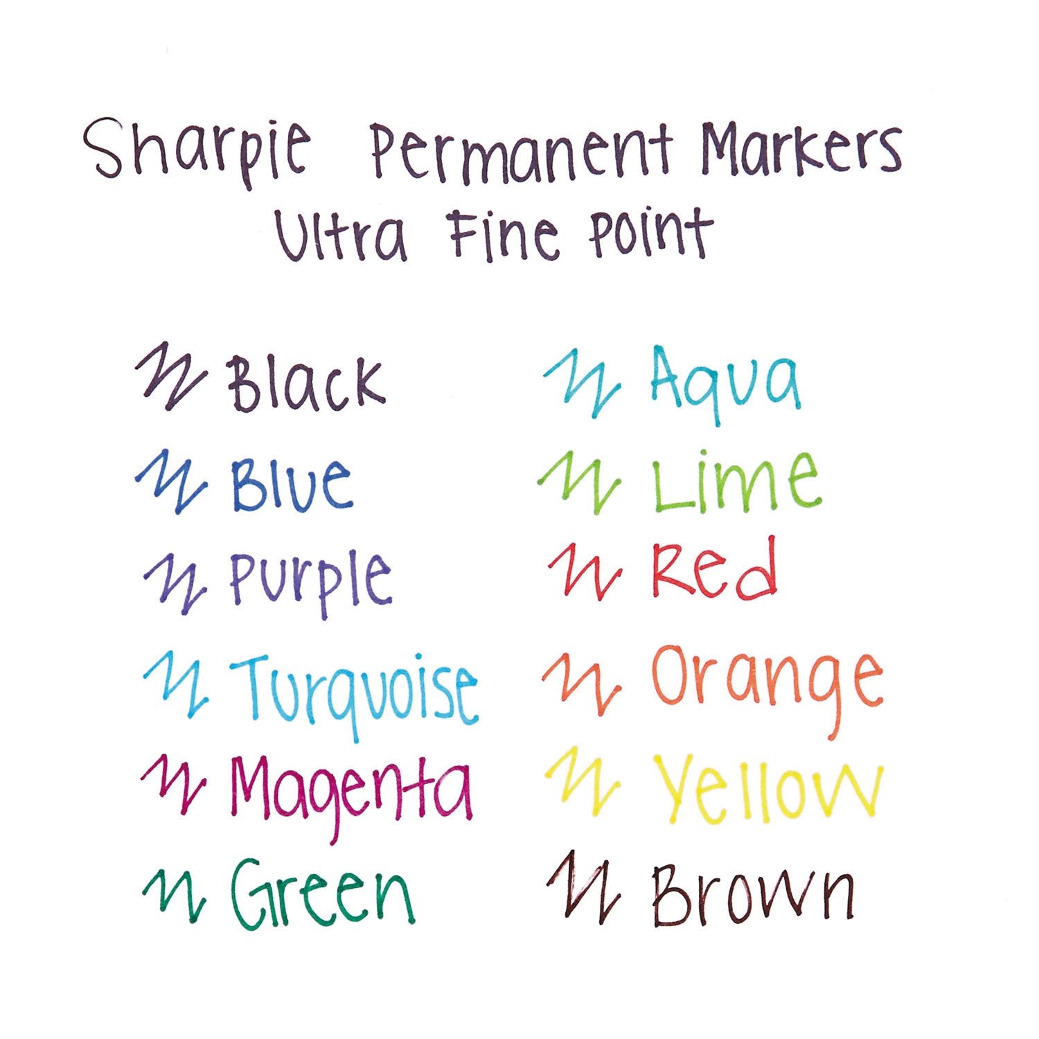 Sharpie 37002 Permanent Markers Ultra Fine Point Red Dozen
