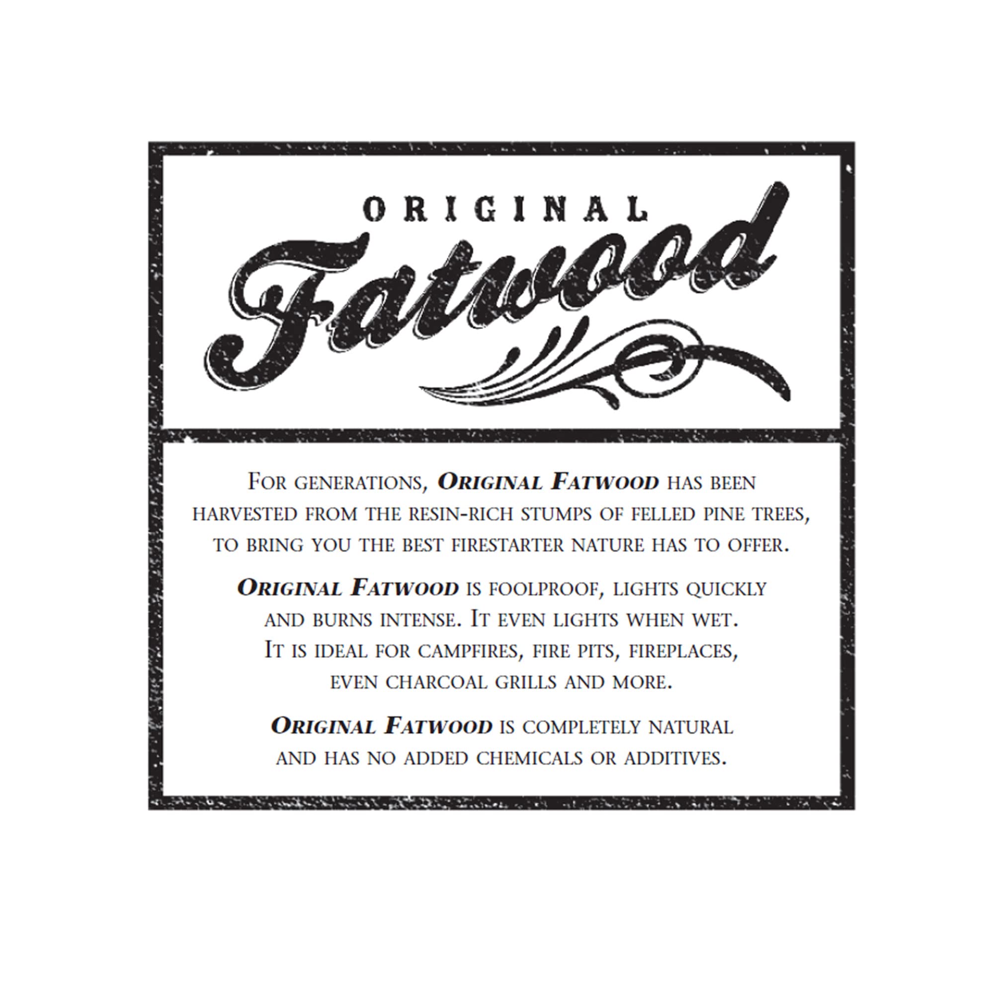 Fatwood Fire Starter Sticks 10lb Box - Indoor or Outdoor All Natural Pine Fire Starters for Campfires, Fireplace, Firepit, Wood Stove, or BBQ Grill - Kindling Wood Firewood Lighter by Pure Garden
