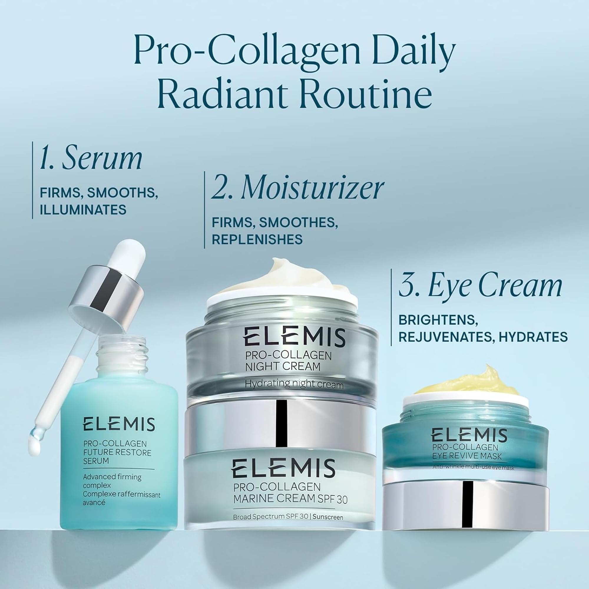 ELEMIS Pro-Collagen Eye Revive Mask 15ml, Hydrating Eye Mask for Brightening, Plumping & Reducing Wrinkles, Overnight Mask for Plump and Hydrated Skin