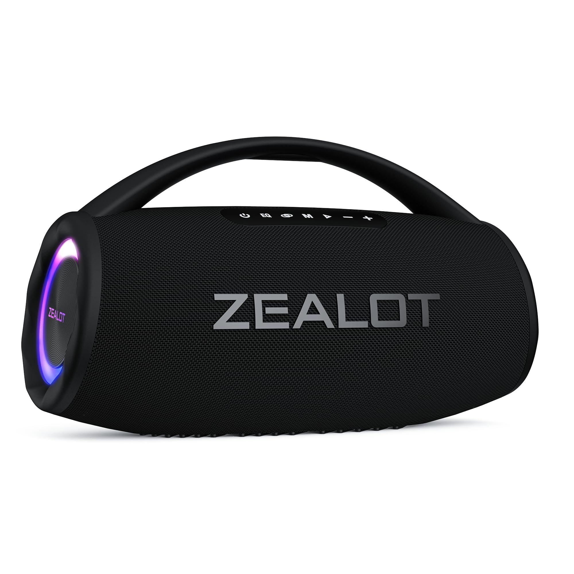 ZEALOT Bluetooth Speaker, 90W Portable Speaker Loud with Booming Bass, DSP, IP67 Waterproof Outdoor Speaker, Wireless, PowerBank, Bluetooth 5.2, Large Bluetooth Speaker for Camping, Beach, Gift