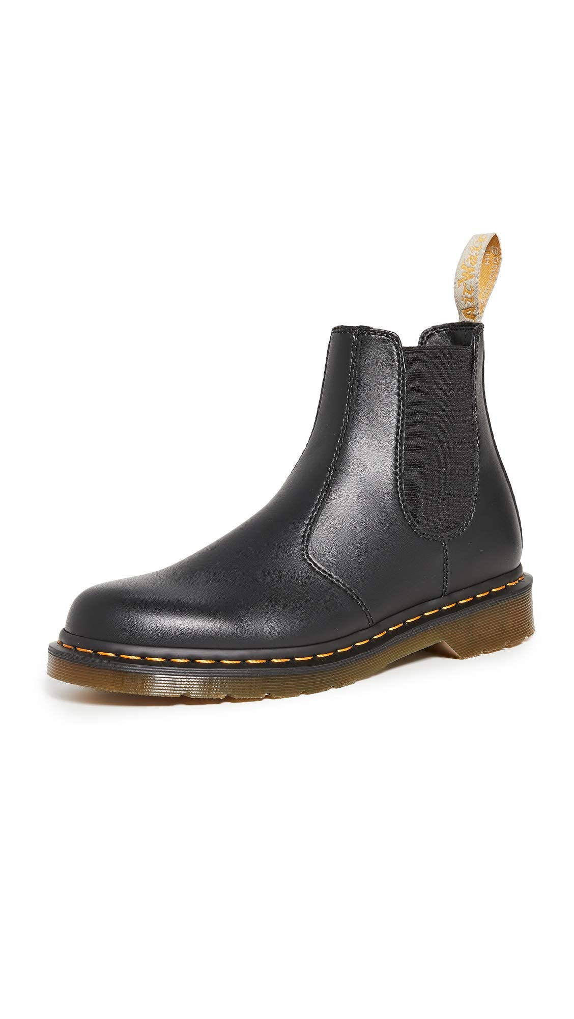 Dr. Martens Men's 2976 Felix Rub Off Chelsea Boot, Black, 13 Men/14 Women US