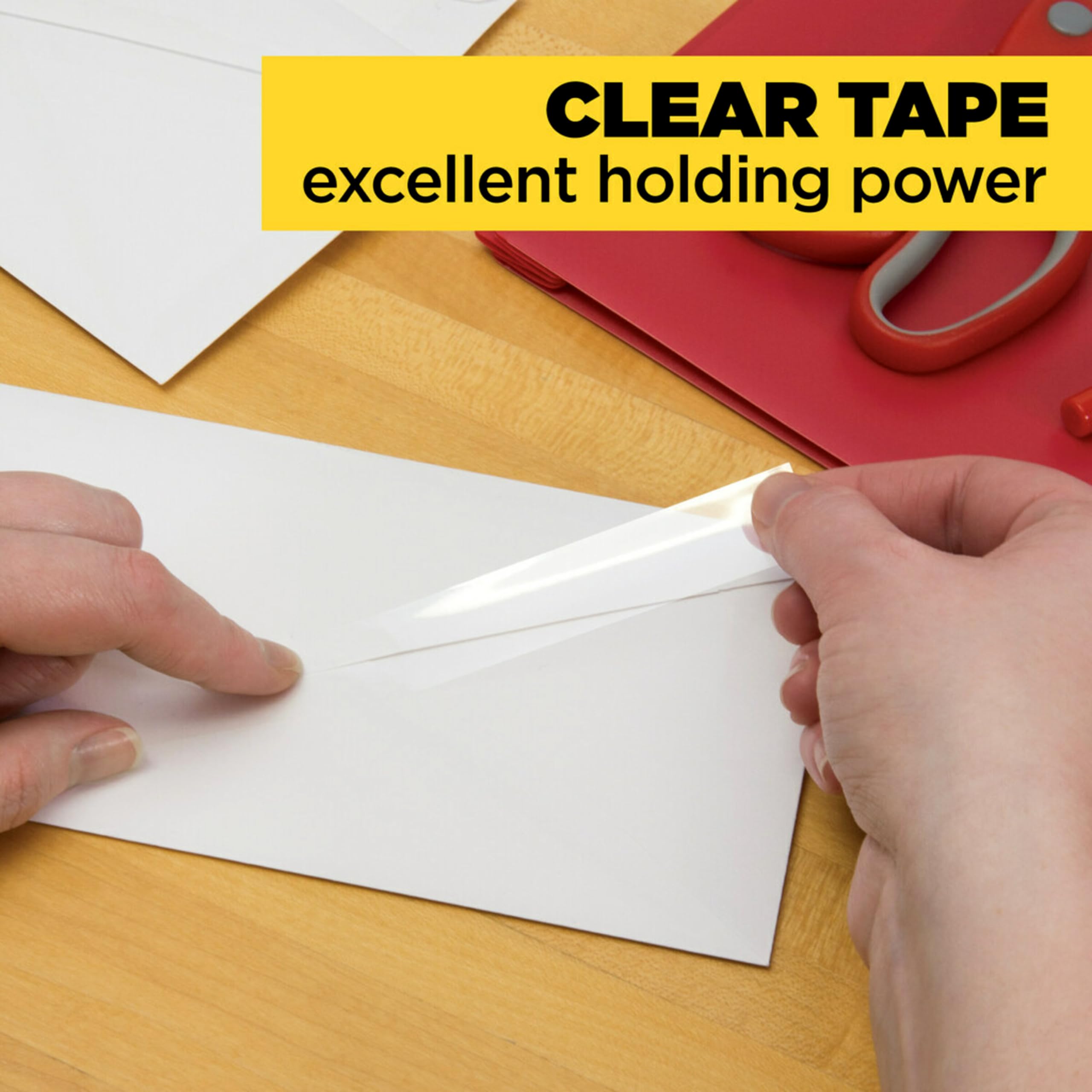 Scotch Transparent Tape, 3 Boxes, 1 in x 2592 in (600-72-3PK)