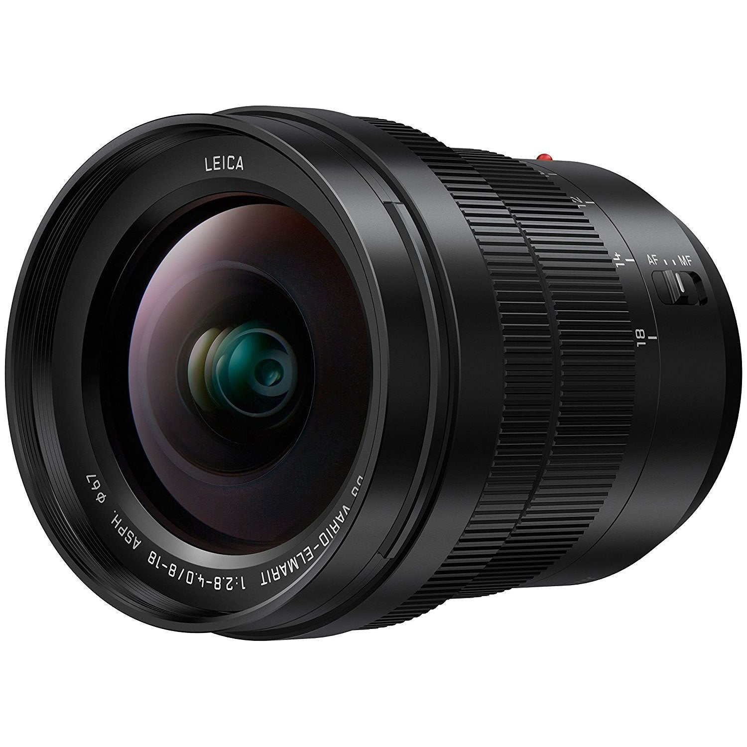 Panasonic LUMIX Professional 8-18mm Camera Lens, G LEICA DG VARIO-ELMARIT, F2.8-4.0 ASPH, Mirrorless Micro Four Thirds, H-E08018 (Black)