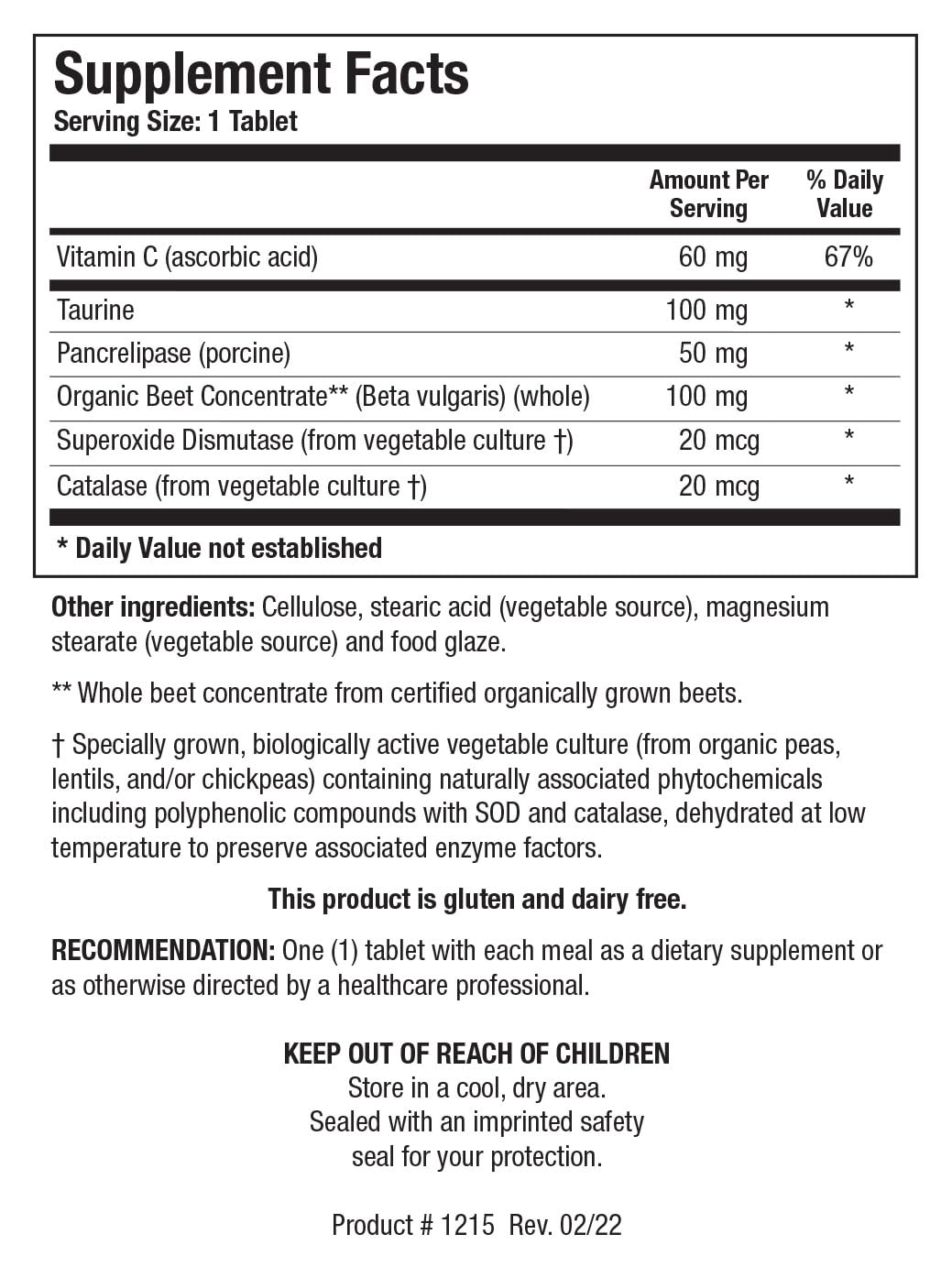 Biotics Research Beta TCP - Natural Nutritional Support for Bile Production, Liver Function, Aids in Fat Digestion & Healthy Cholesterol - Supplies Betaine Organic Beet Concentrate - 90 Tablets