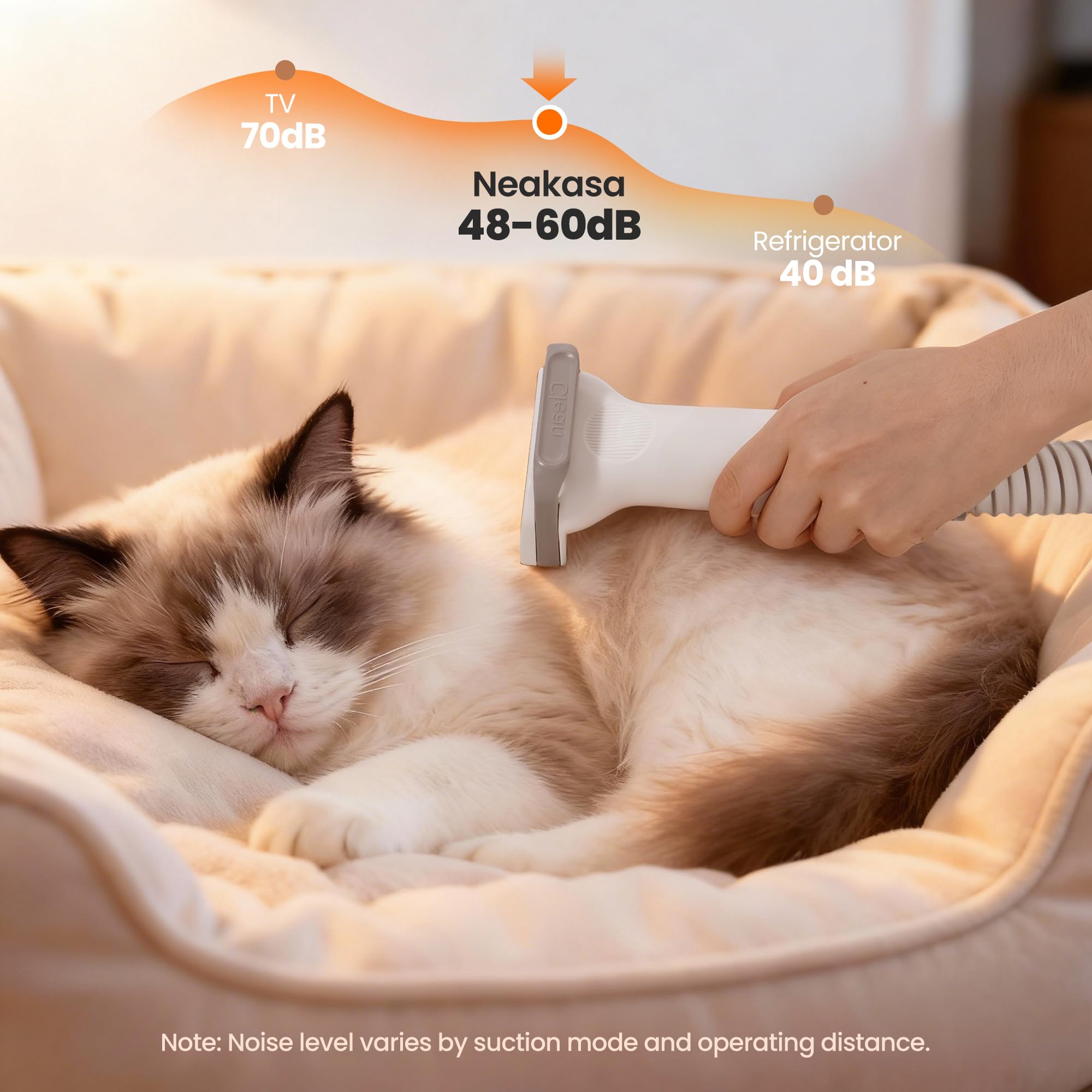 Neakasa P1 Pro Dog Grooming Vacuum Kit, 6-in-1 Pet Hair Grooming with Clippers and Vacuum, 9000Pa Suction, Low Noise, 1L Dust Cup for Home Shedding & Trimming