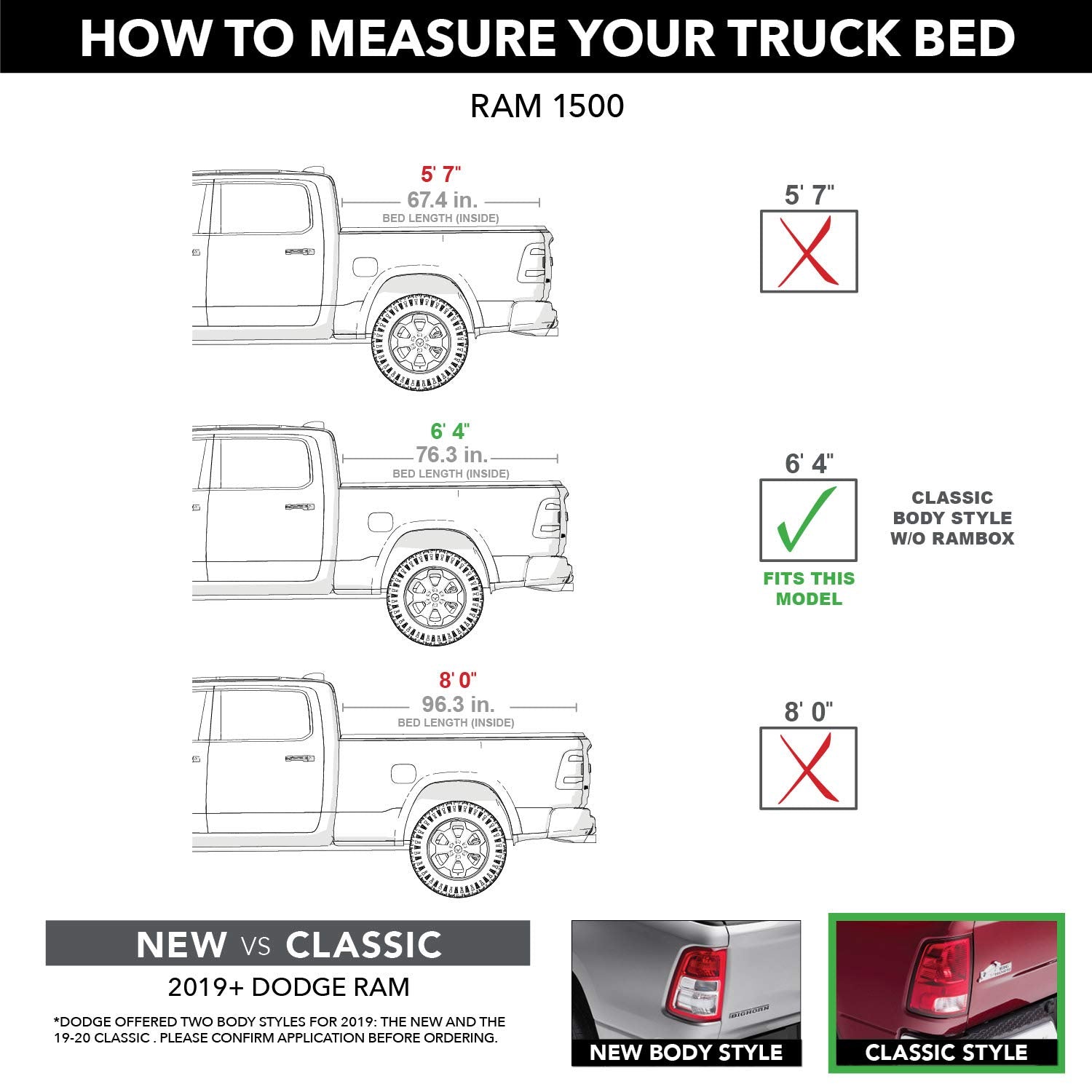 RealTruck Retrax RetraxPRO XR Retractable Truck Bed Tonneau Cover | T-80232 | Fits 2009 - 2018 Dodge Ram 1500, 2010-21 2500/3500 6' 4" Bed (76.3")