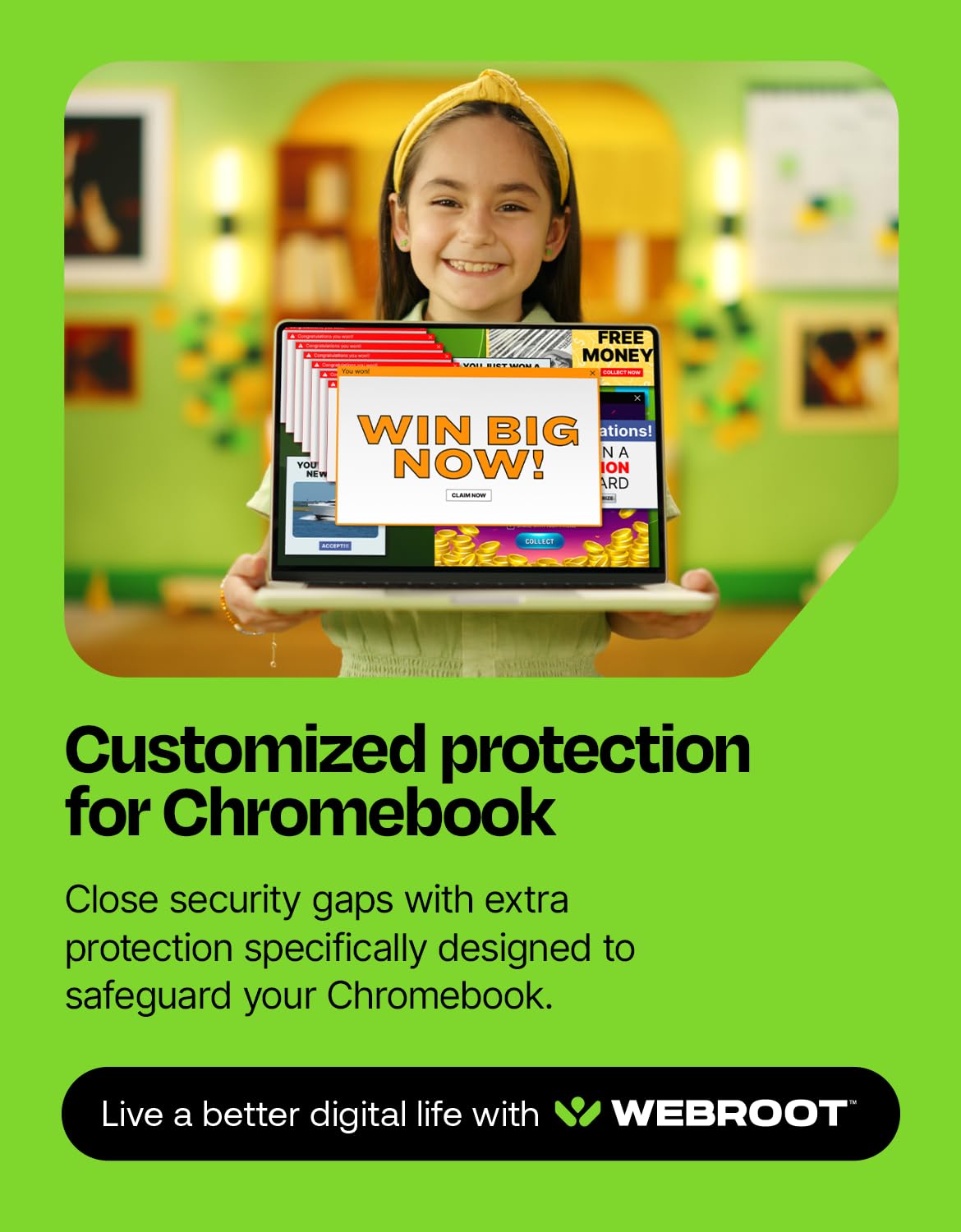 Webroot Internet Security Complete | Antivirus Software 2025 | 5 Device | 1 Year Download for PC/Mac/Chromebook/Android/IOS + Password Manager, Performance Optimizer and Cloud Backup