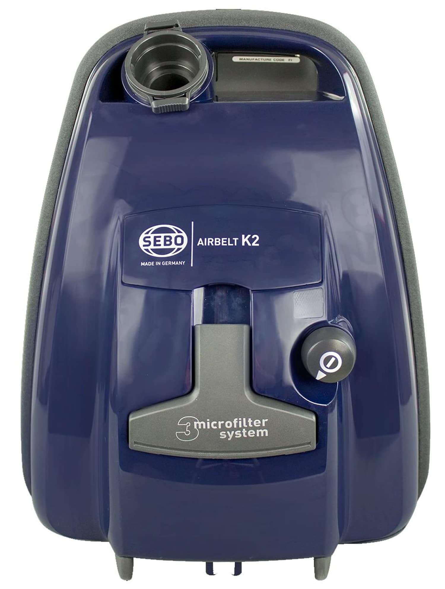 Sebo Vacuums 9679AM Airbelt K2 Kombi Canister Vacuum, Dark Blue - Corded