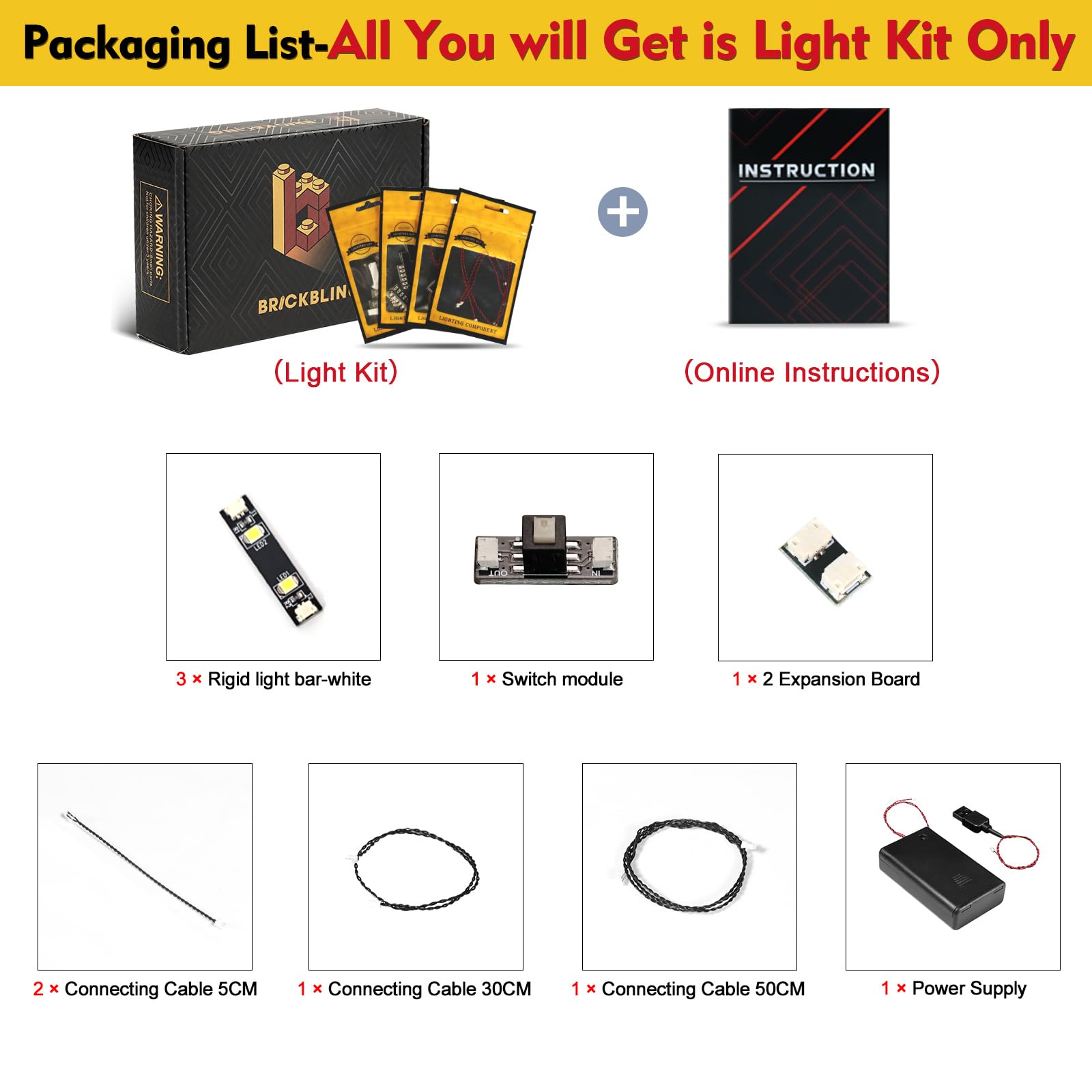 BrickBling LED Light Compatible with Lego FIFA World Cup Official Trophy 43020-No Model Included (Classic Version Light)