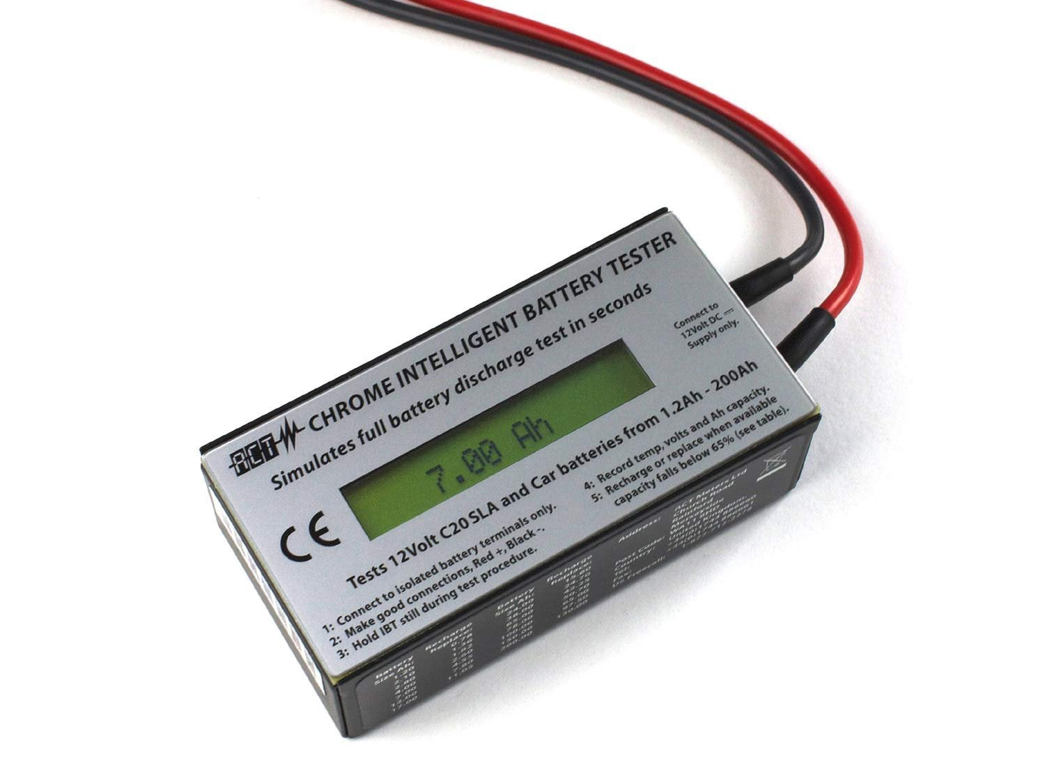 CHROME IBT 12V SLA Intelligent Battery Tester by ACT Meters by ACT Meters