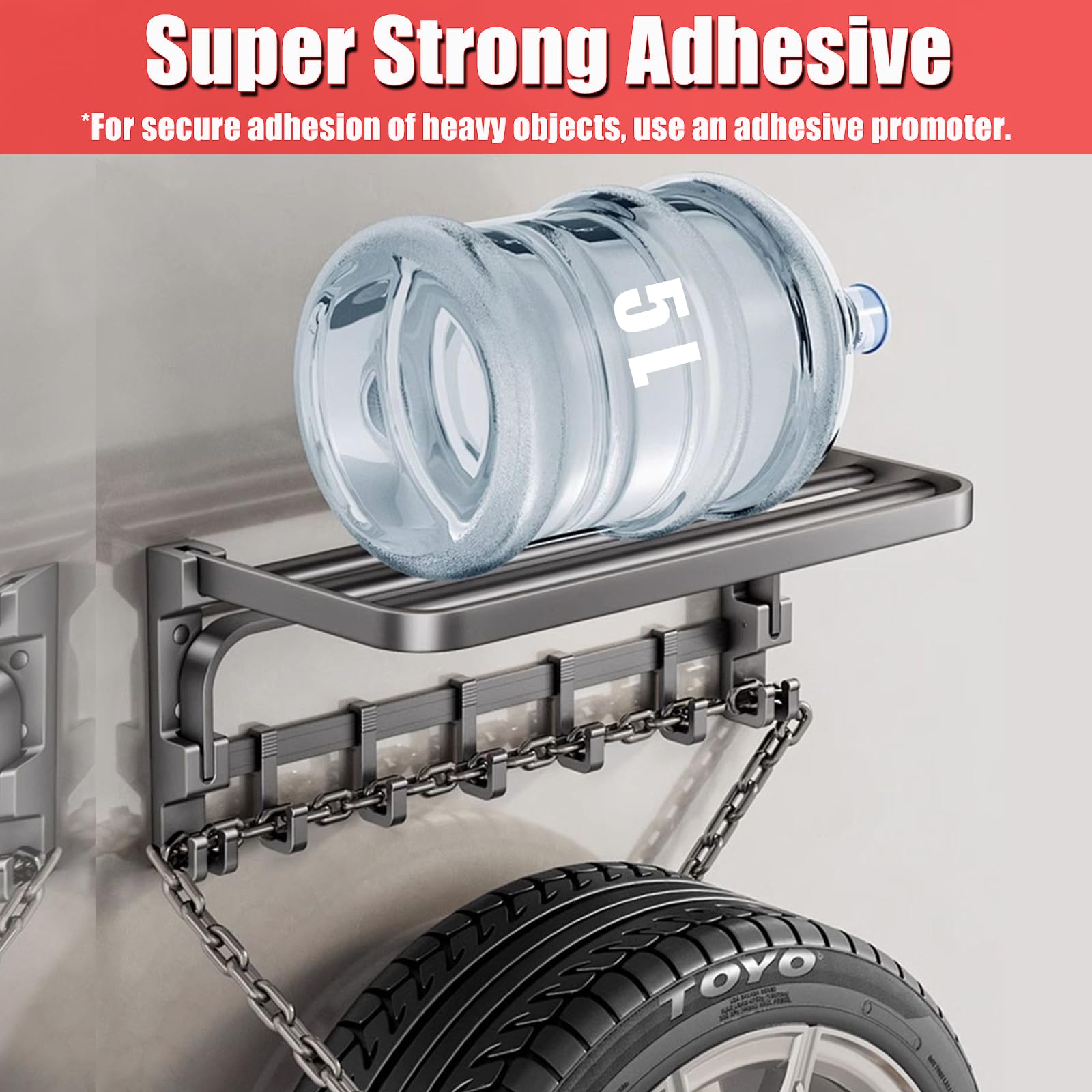 PHIXBEAR Heavy Duty Double Sided Mounting Tape, Made of 3M VHB, Weatherproof & Removable with No Residue - for Home, Outdoor & Automotive Use, 1.18"x120"