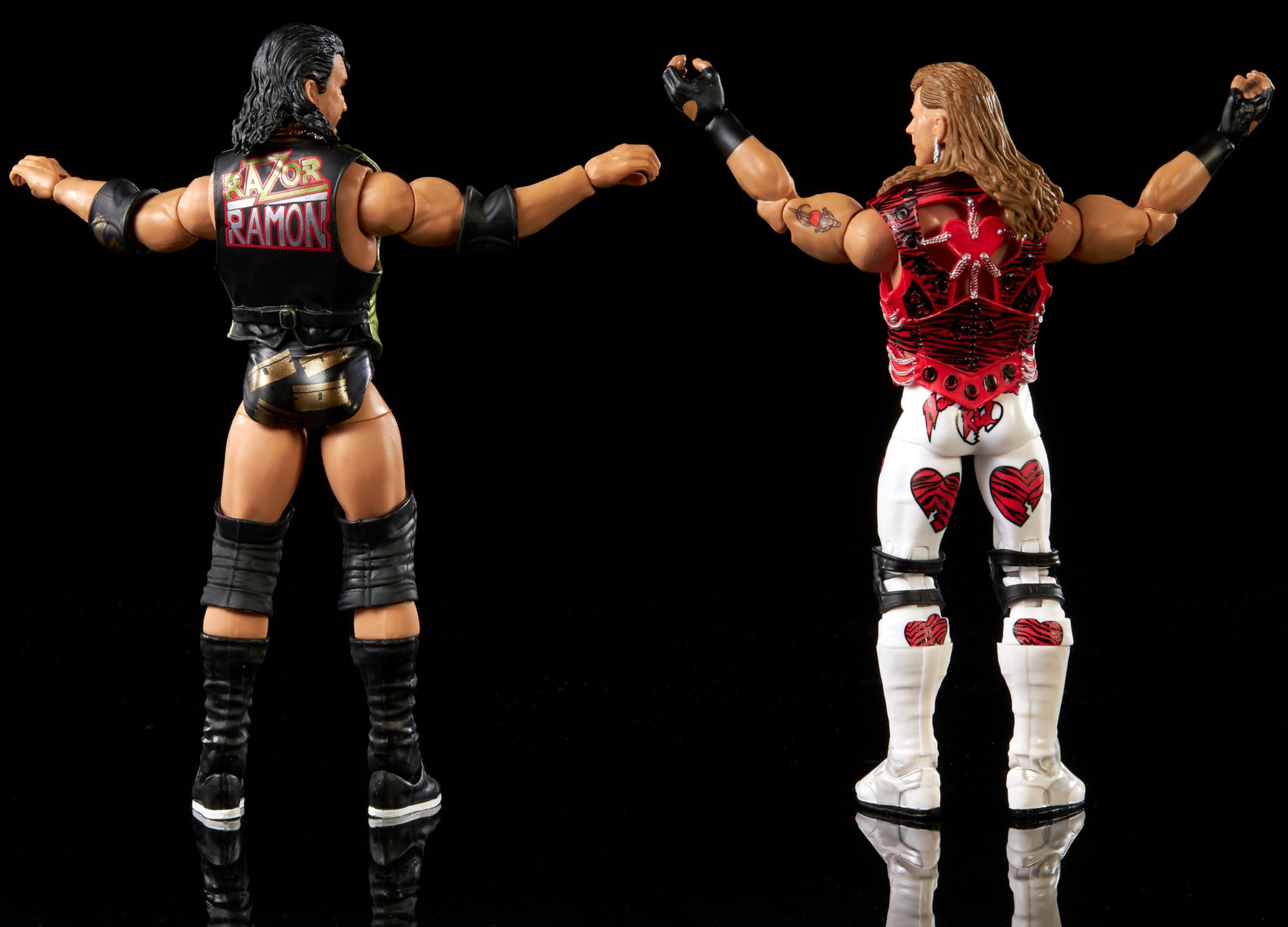 Mattel WWE Elite Collection WrestleMania X Ladder Match Action Figures & Accessories, Collectible Set with Shawn Michaels & Razor Ramon (Amazon Exclusive)