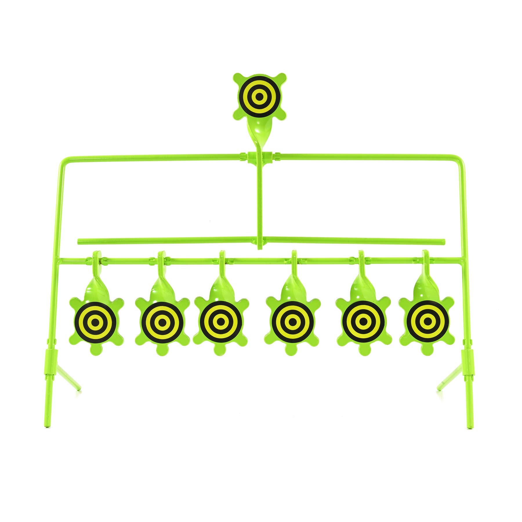 KNINE OUTDOORS 6 Pack Turtle Sign Air Gun Pellet BB Gun Rimfire Resetting Target, Rated for .22 .177 Caliber, 7 Targets