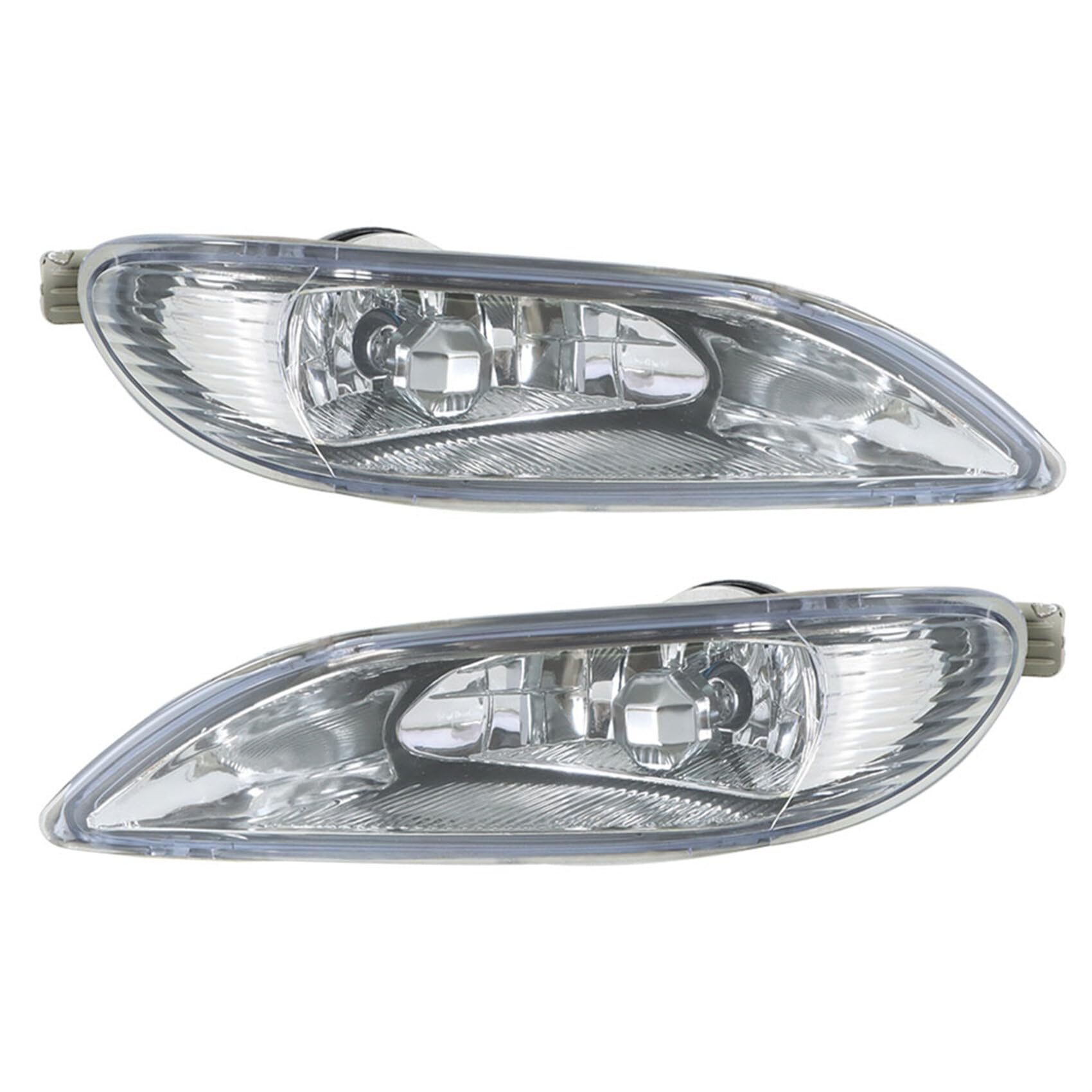 labwork Fog Lights Lamp Assembly Replacement for Toyota 2005-2008 Corolla, 2002-2004 Camry, 2002-2003 Solara Clear Lens with H11 Bubles 120-AA011 81210-AA011