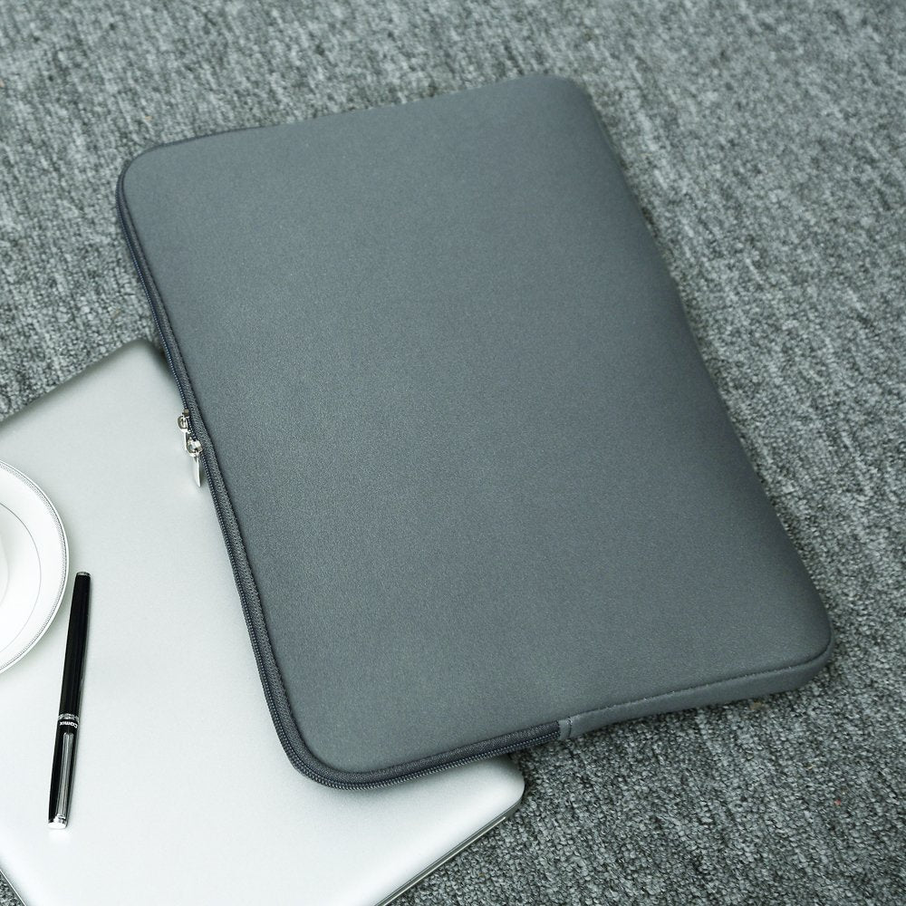 RAINYEAR 11-11.6 Inch Laptop Sleeve Protective Case Soft Carrying Computer Zipper Bag Cover Compatible with 11.6" MacBook Air for 11" Notebook Tablet Ultrabook Chromebook (Gray)