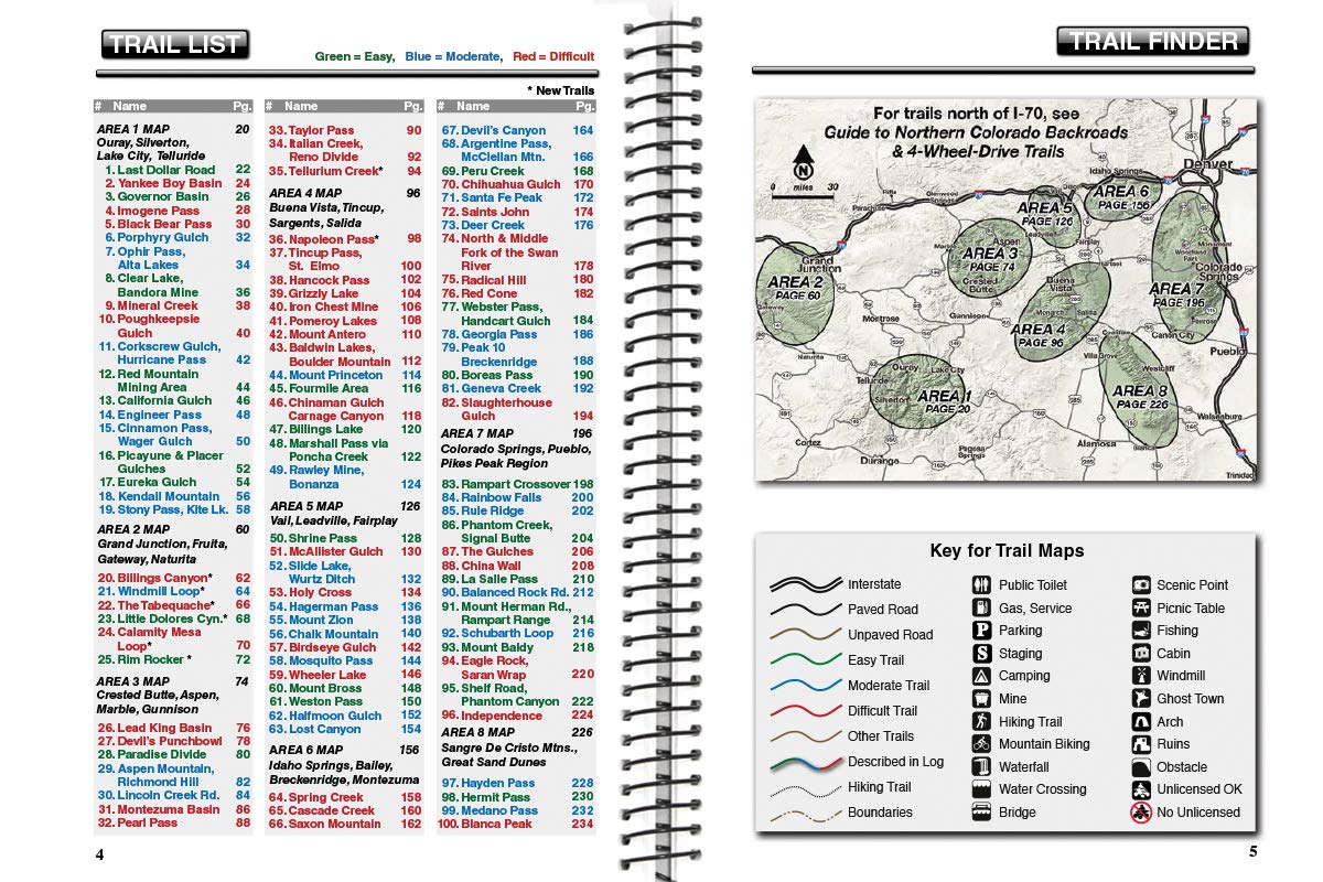 Guide to Colorado Backroads & 4-Wheel-Drive Trails (FunTreks Guidebooks)