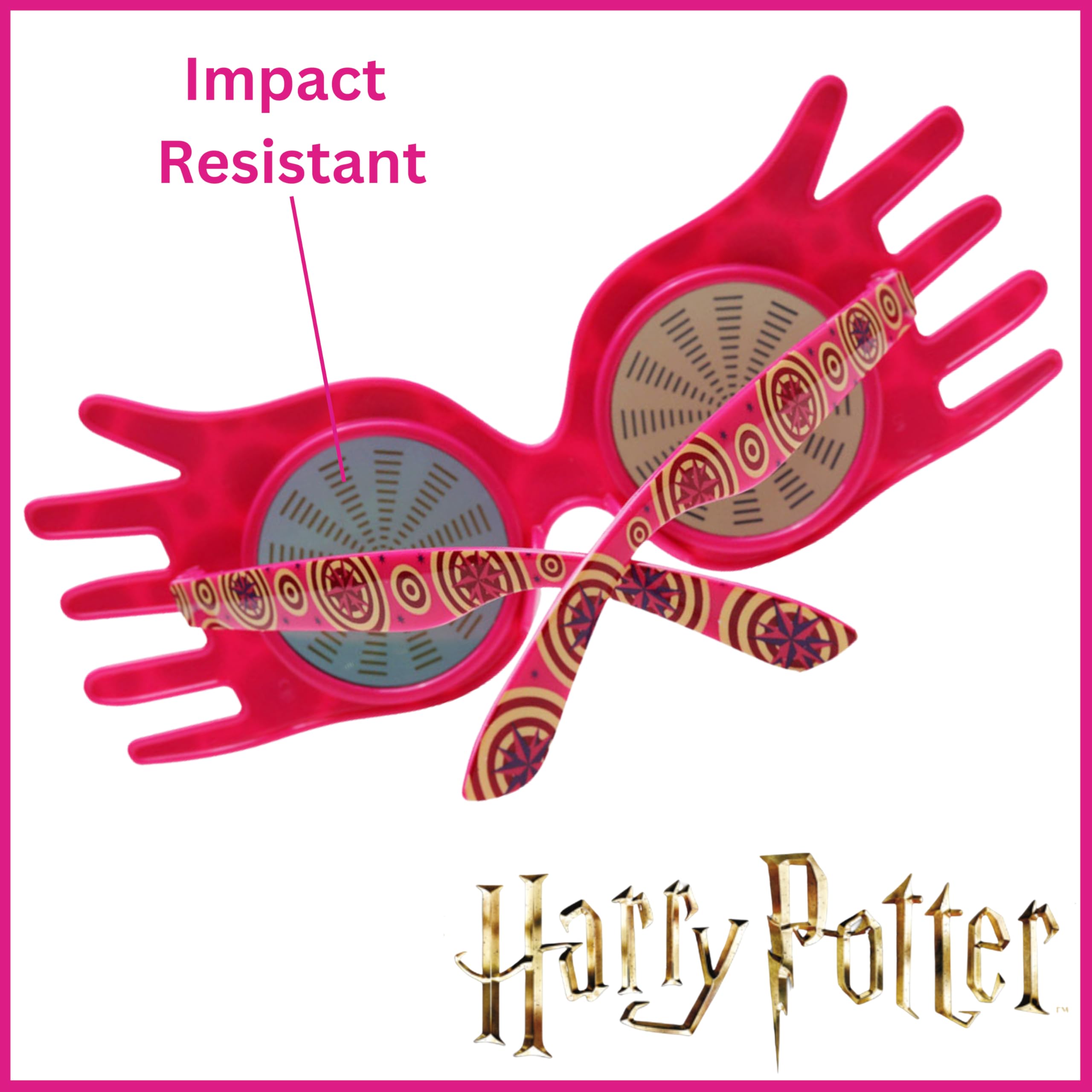 Sun-Staches Luna Lovegood Spectrespecs | Official Wizarding World Womens Sunglasses | Harry Potter Costume Accessory | UV400 Lenses | One Size Fits Most