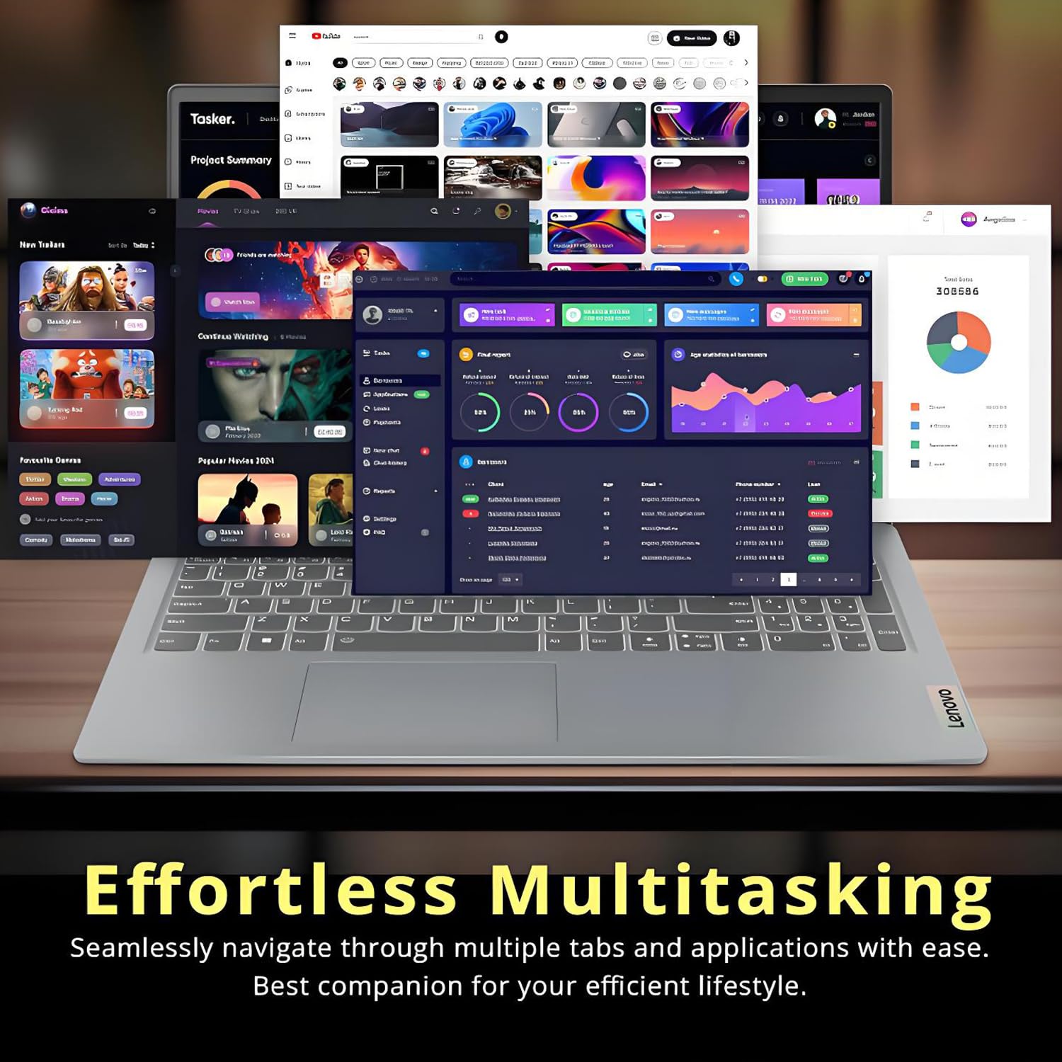 Lenovo Ideapad Slim 3 Laptop for Student & Business with Microsoft Office, Backlit Keyboard, AMD Ryzen 5 5625U (Beats i7-1260U), 15.6" FHD Display, 16GB RAM, 512GB SSD, Windows 11 Pro, WOWPC USB