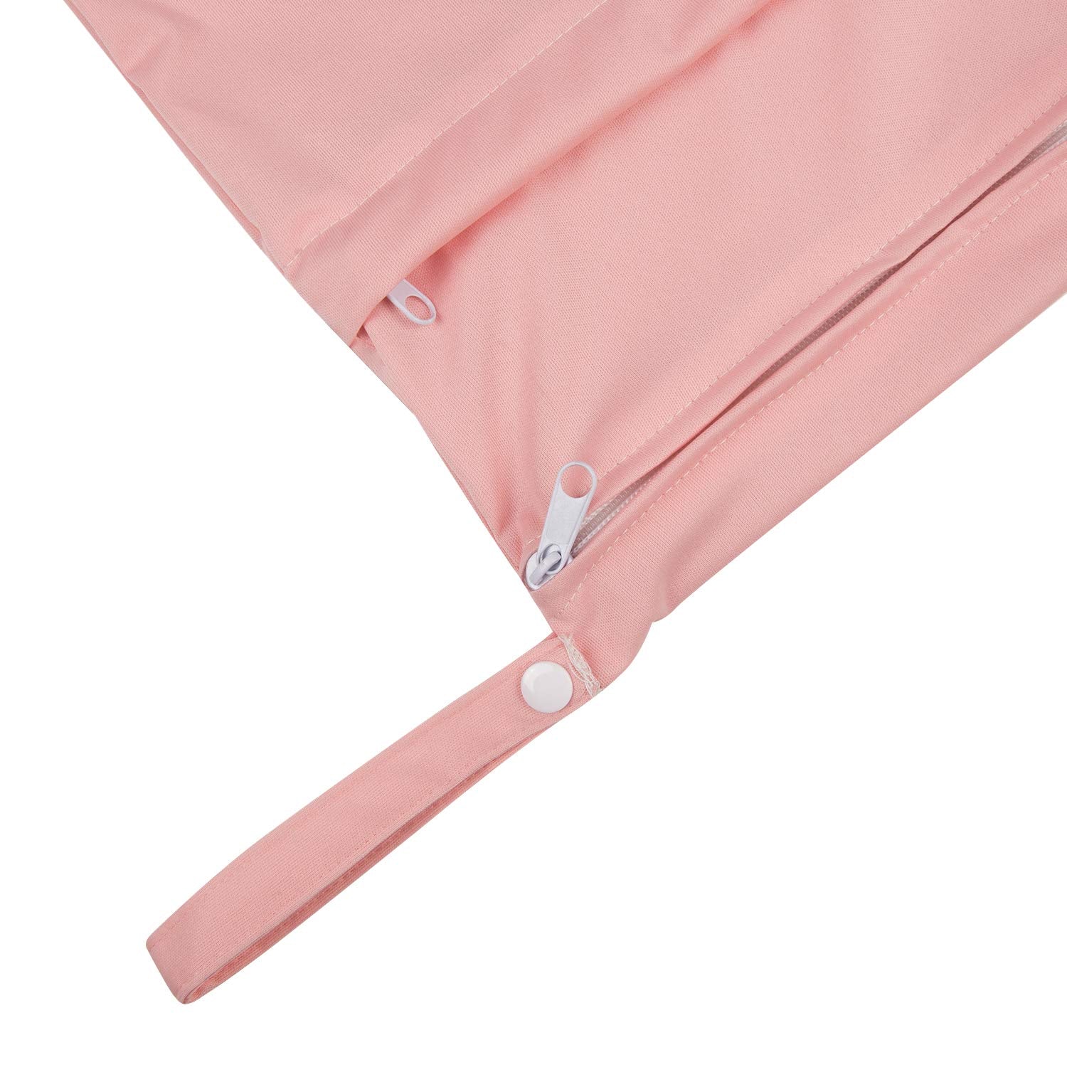 ALVA ALVABABY 2pcs Cloth Diaper Wet Dry Bags Waterproof Reusable with Two Zippered Pockets Travel Beach Pool Daycare Soiled Baby Items Yoga Gym Bag for Swimsuits or Wet Clothes L-B1929