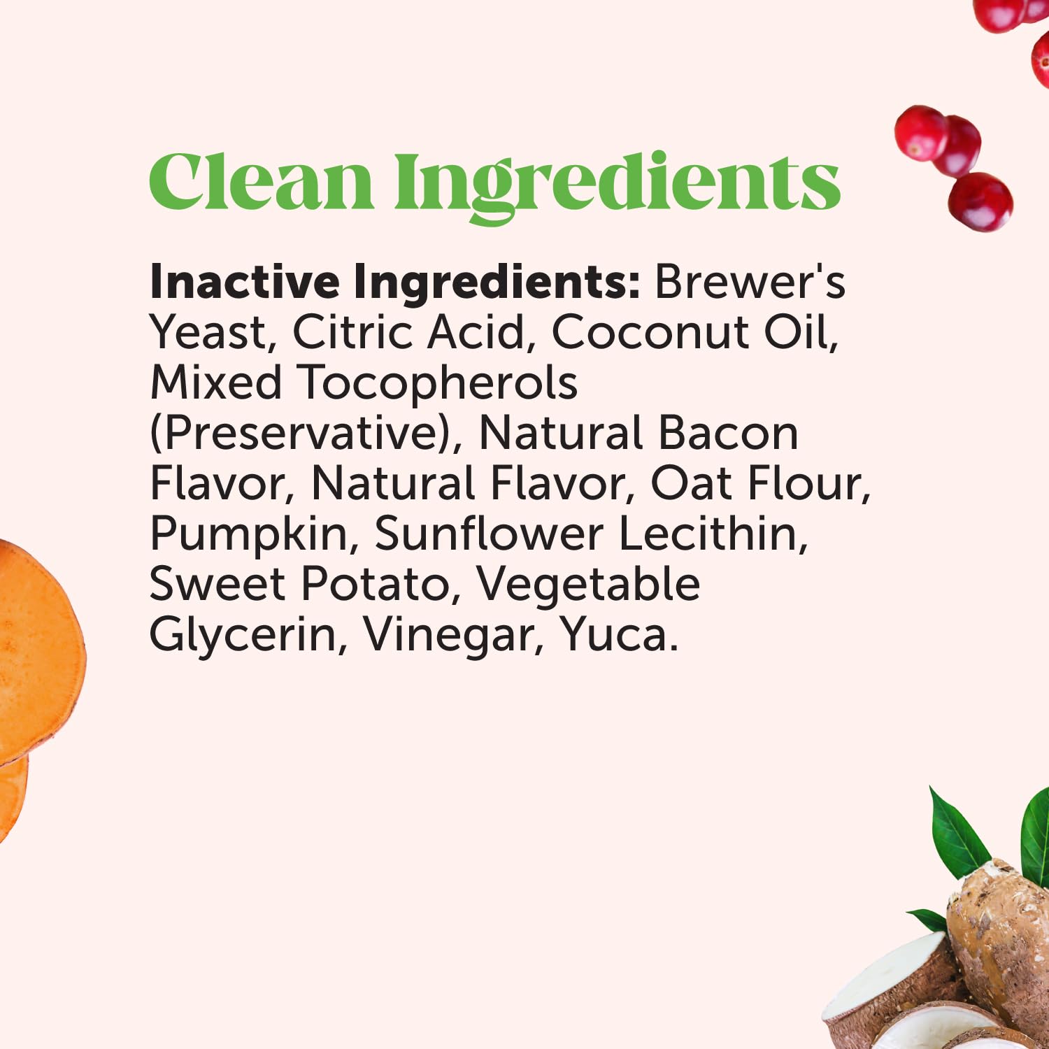 Pet Honesty Cranberry Bladder Health for Dogs – Contains Active Ingredients - Cranberry & D-Mannose to help support Dog Urinary Tract Health, Dog Bladder Support, & Kidney Support for Dogs (Bacon)