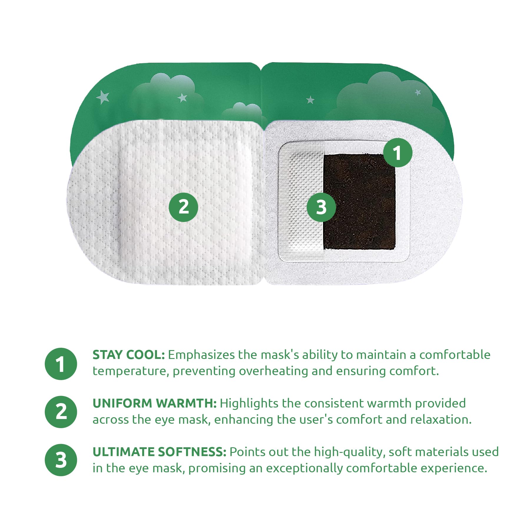 SaluVera Steam Eye Mask for Dry Eyes with 5 Eyelid Cleansing Wipes, Self Heating Eye Compress for Dry Eyes, Soothe and Relax with 40-50 min Spa Eye Mask, Self Warming Eye Masks for Well-Being 16 pcs