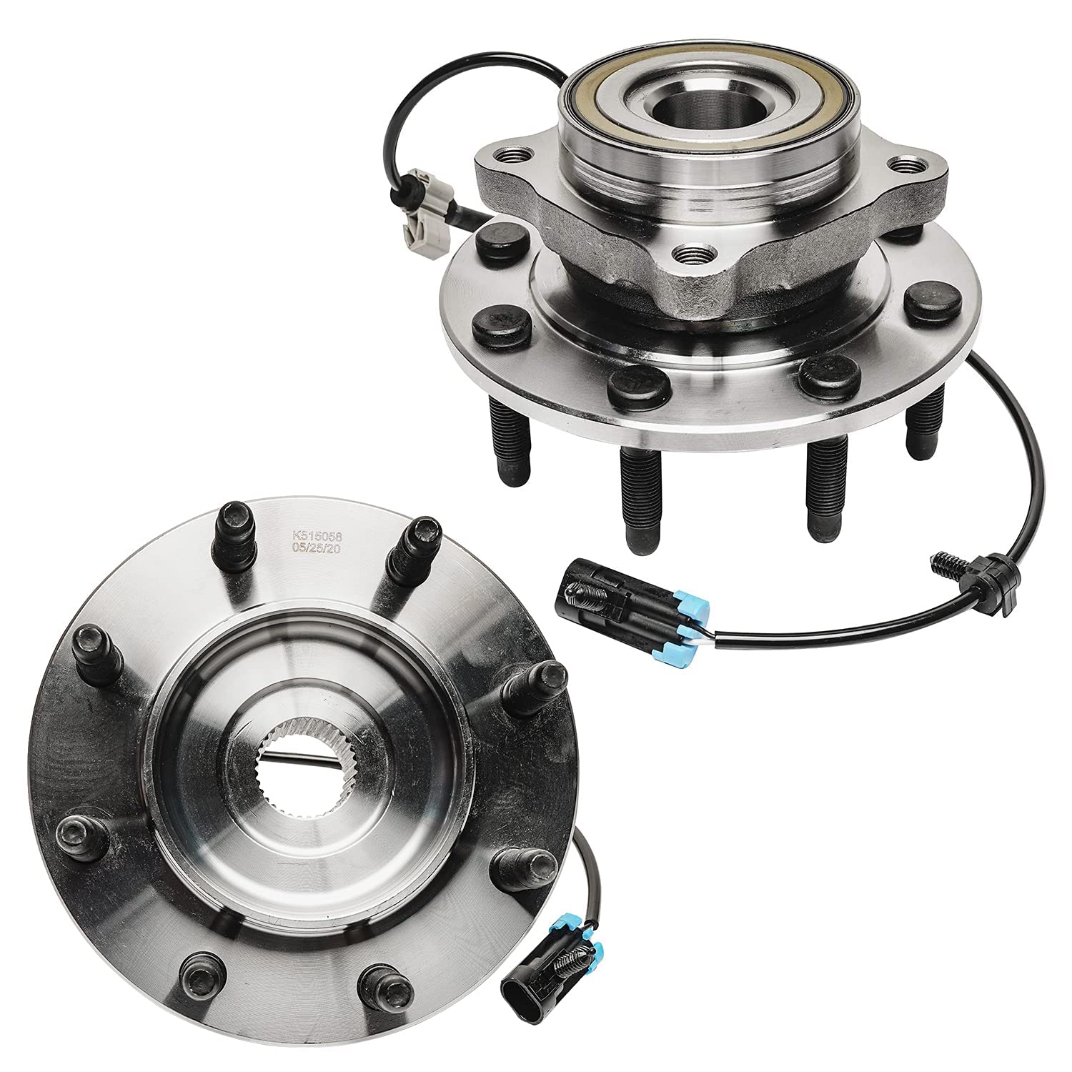 Detroit Axle - 4WD Front 17pc End Kit for Chevy GMC Silverado Sierra 1500HD 2500 HD 3500 Avalanche Yukon XL Suburban 2500 Hummer H2 Wheel Bearing Hubs CV Axles Upper Control Arms Ball Joints Tie Rods