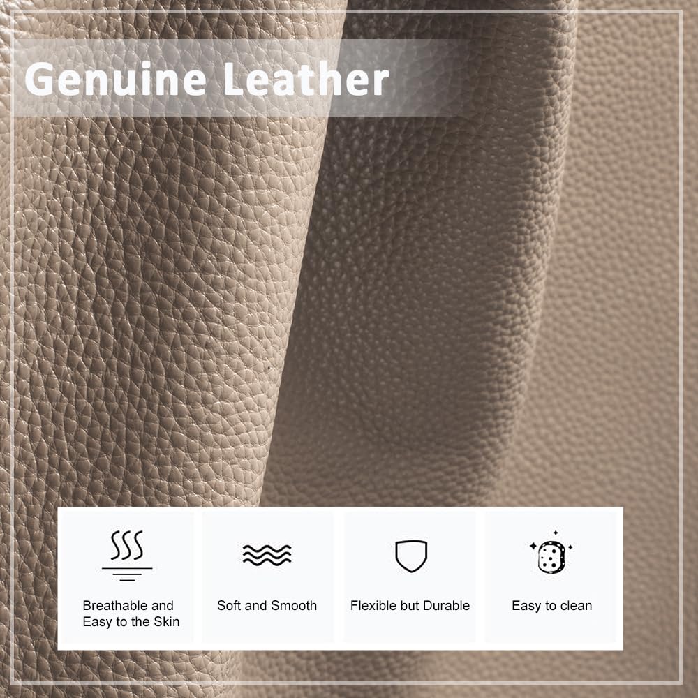befen Genuine Leather Crossbody bag for Women, Brown Leather Purse Women's Hobo Crossbody Purse Shoulder Handbags with Adjustable Wide Shoulder Strap for Everyday and Travel,Grey