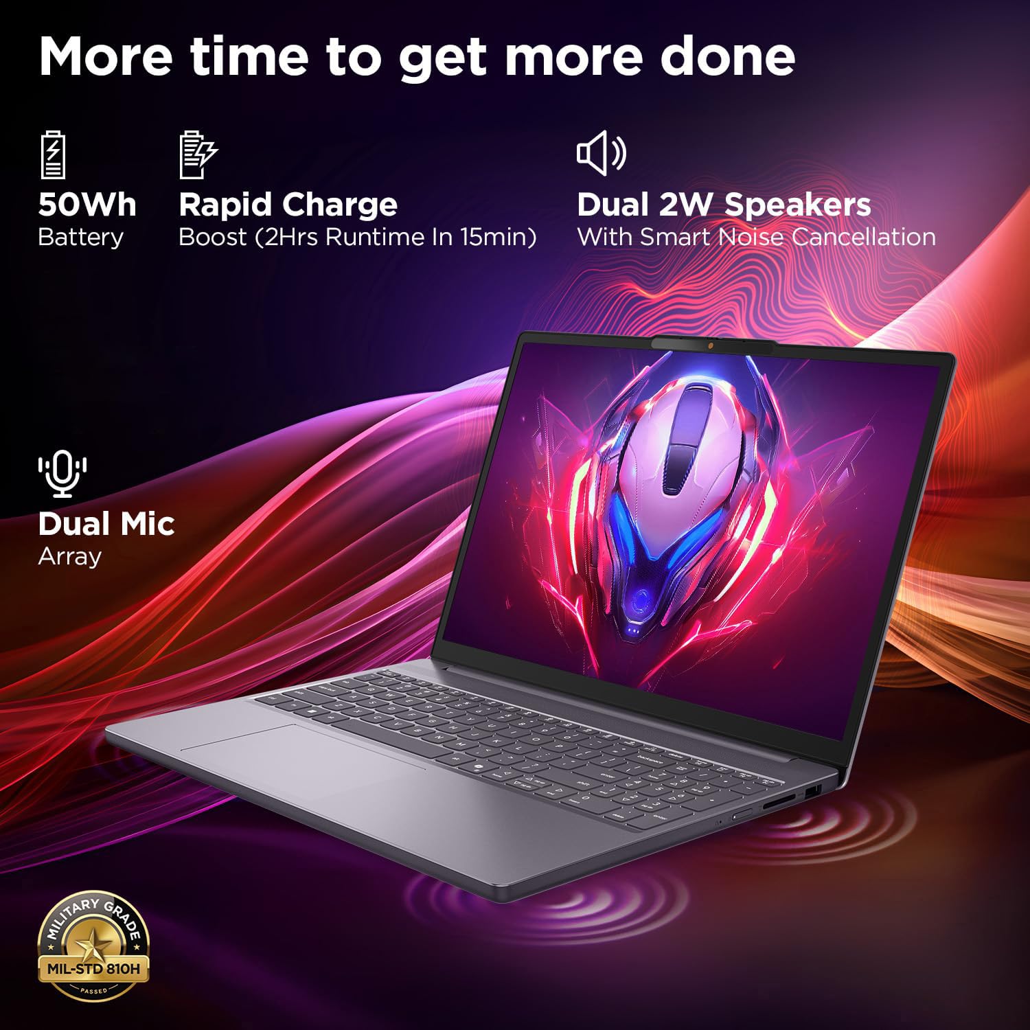 Lenovo 15" Gaming Laptop Computer, AMD Ryzen 5 7535HS, 16GB DDR5 RAM, 1TB PCIe SSD, Radeon 660M, FHD+ Copilot AI PC, WiFi 6, Bluetooth 5.3, Type-C, HDMI, Luna Grey, Windows 11 Home