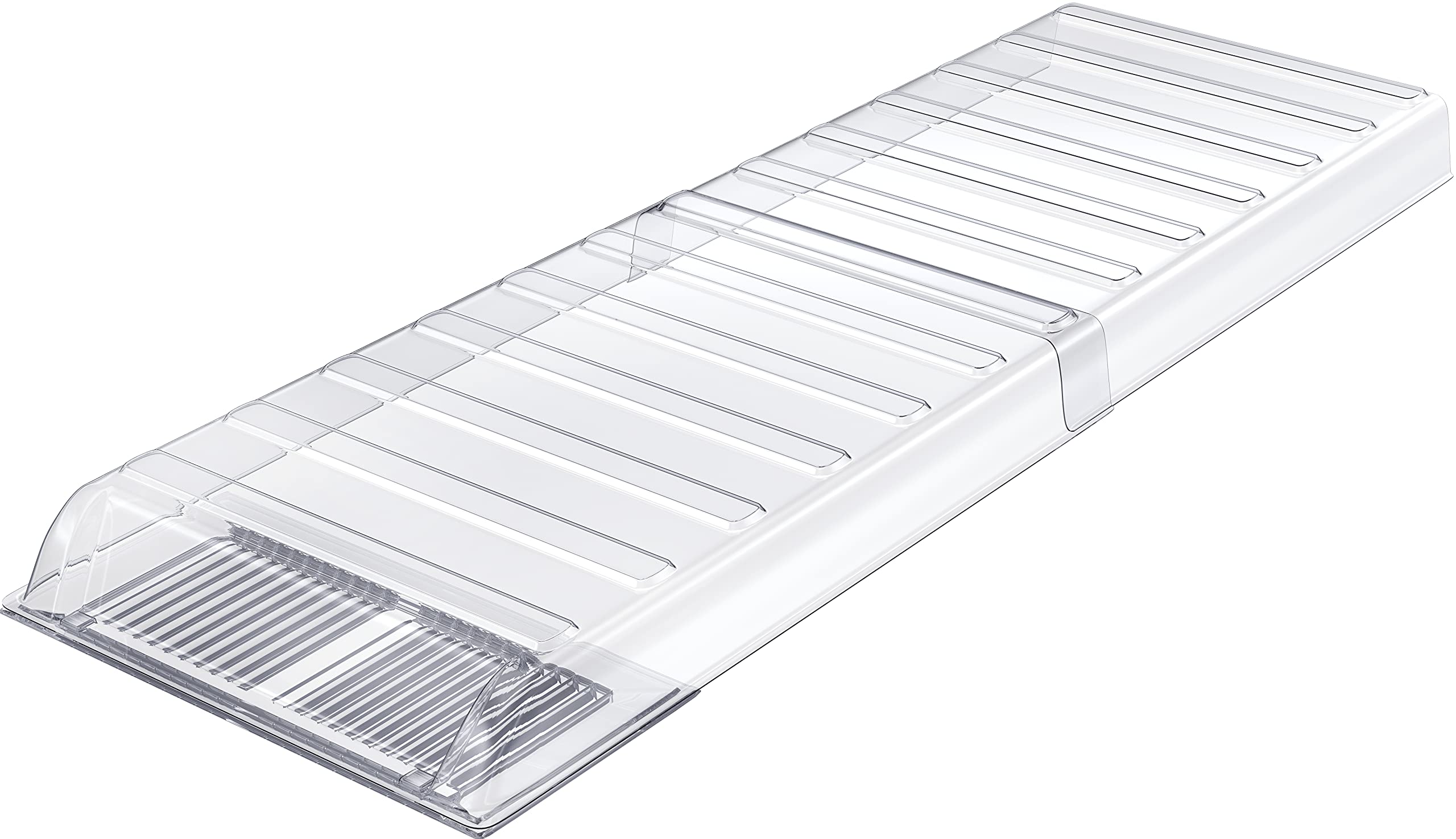 Ventilaider Magnetic Air Vent Extender for Under Furniture, Improved Stronger Plastic Material, Fits Floor Registers Up to 14" Wide, Dimensions: 1.5" Tall, 12.9" Wide, Extends From 17" Up to 33" Long