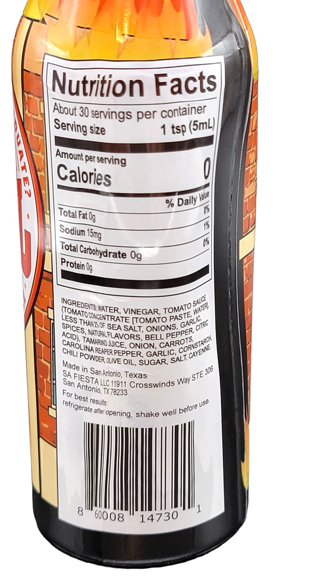 School of Hot Sauce, Mild, Carolina Reaper Pepper Sauce, A Perfect Balance of Heat and Flavor, Gourmet Hot Sauce, Versatility For All Kinds of Foods, Exquisite Taste In A Bottle, 5 fl oz.