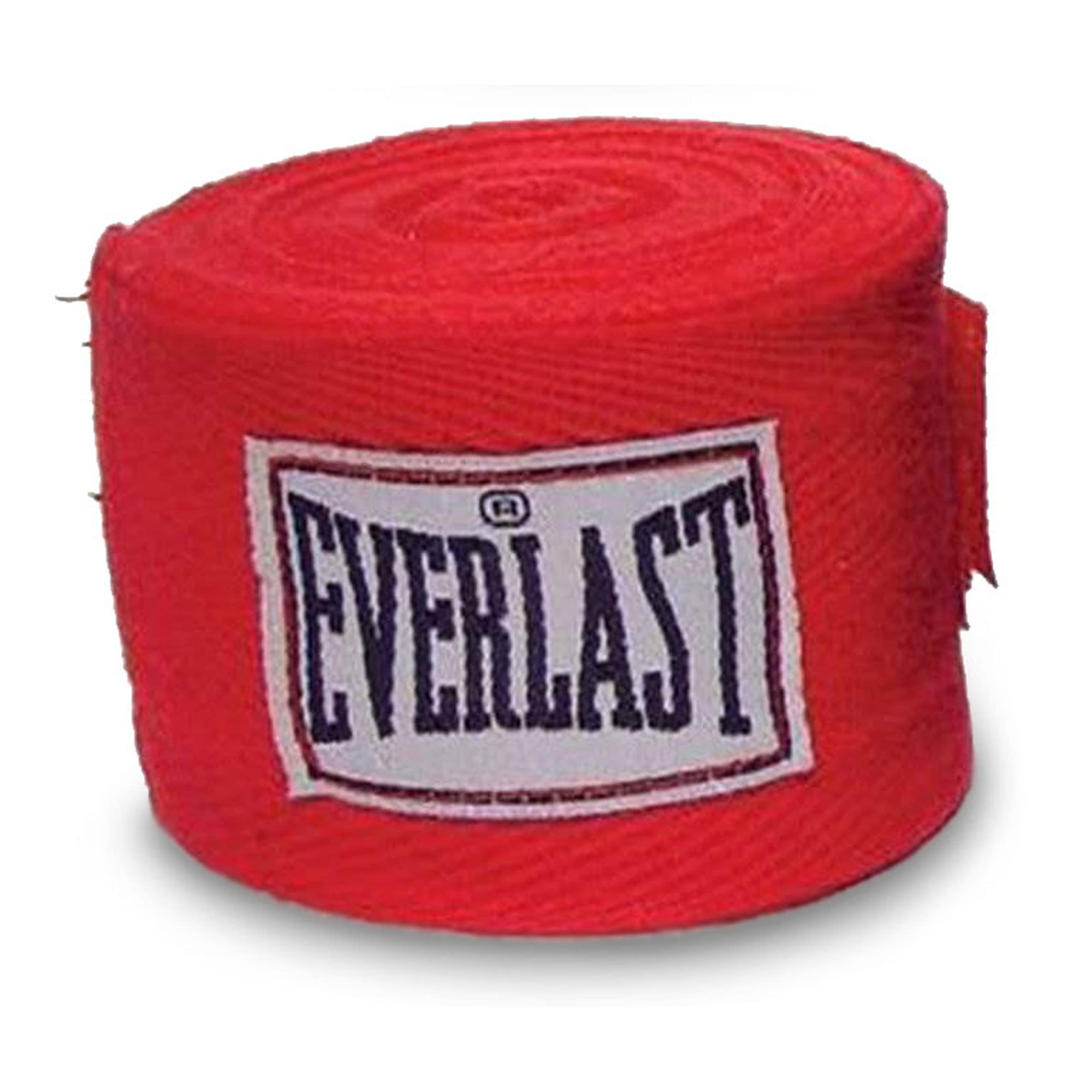 Everlast 120 Inch Polyester Cotton Boxing Sparring Training Hand Wraps with Thumb Strap Support for Boxing and MMA Training (3 Pack)