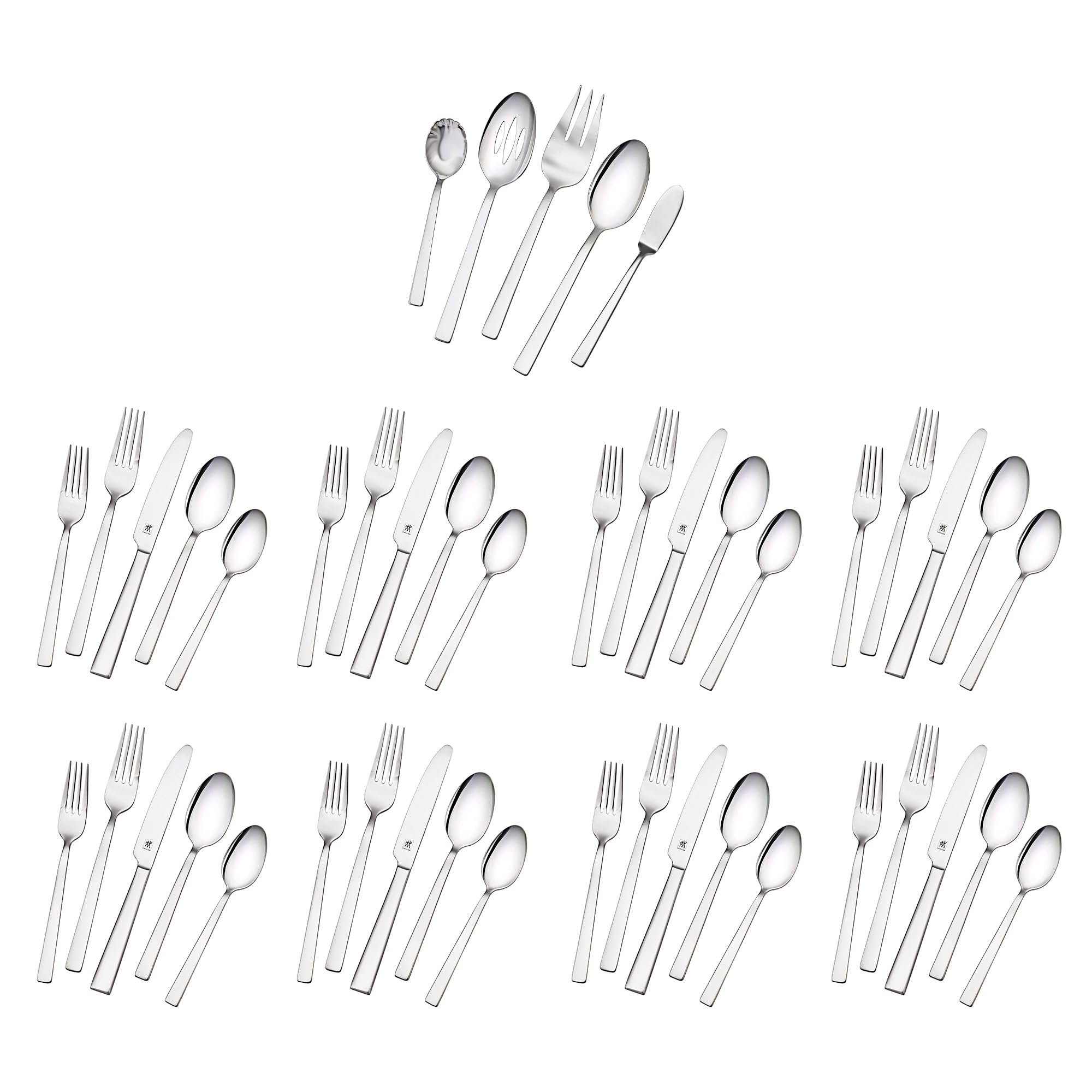 ZWILLING King 45-pc Flatware Set, 18/10 Stainless Steel (Polished)