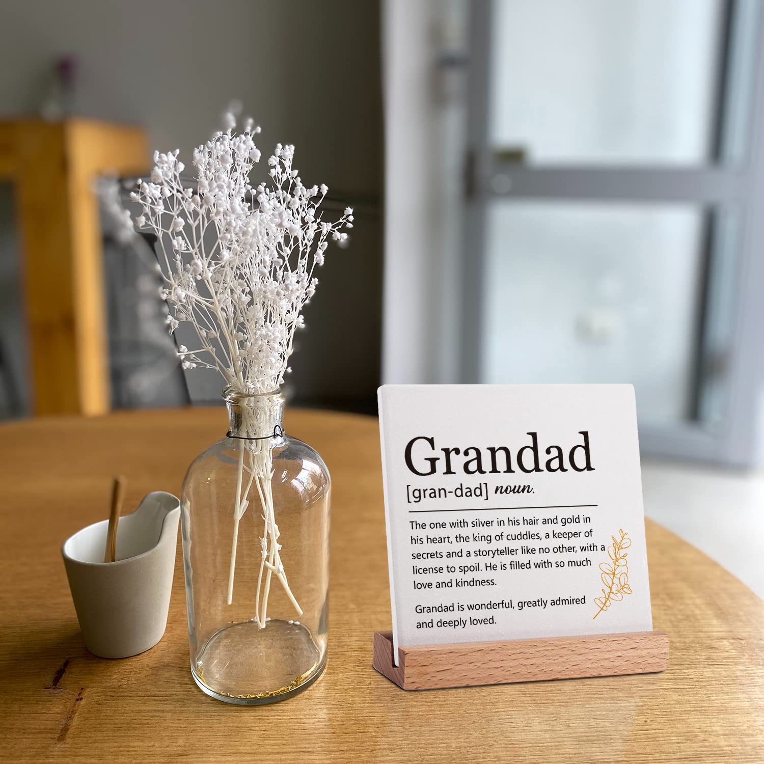 Grandad Definition Gifts from Grandchildren, Father's Day Gifts for Grandpa, Best Grandpa Ever Gift Ideas, Grandfather Gifts for Men, Grandpa Birthday Gifts from Grandson Granddaughter