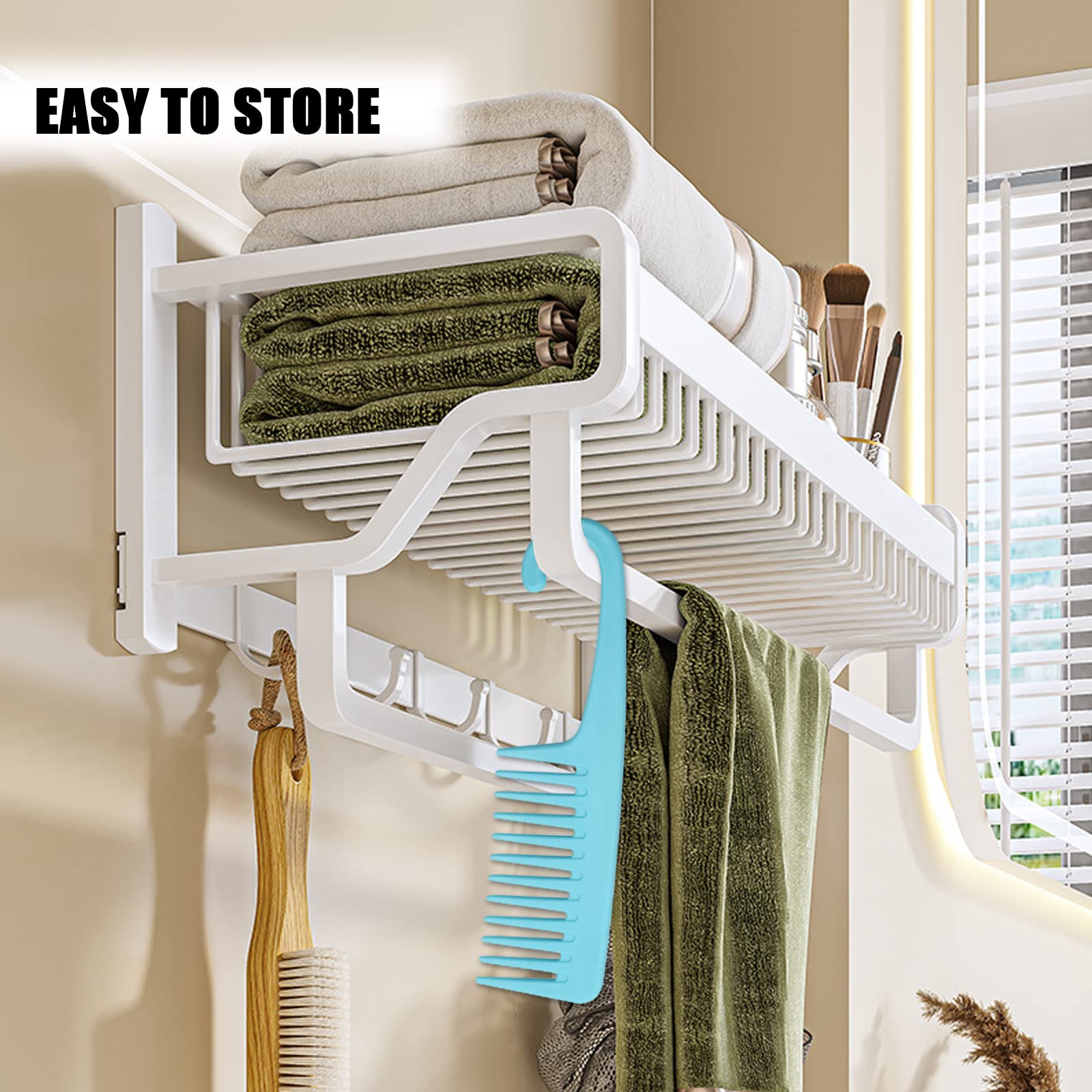 Professional Wide Tooth Combs (4PCS), Large Hair Combs for Women & Men, Reduce Dandruff, Detangle Knotting, Hair Brush for Curly Hair, Wet Hair, Long Hair, Barber Hair Styling Tools & Appliances