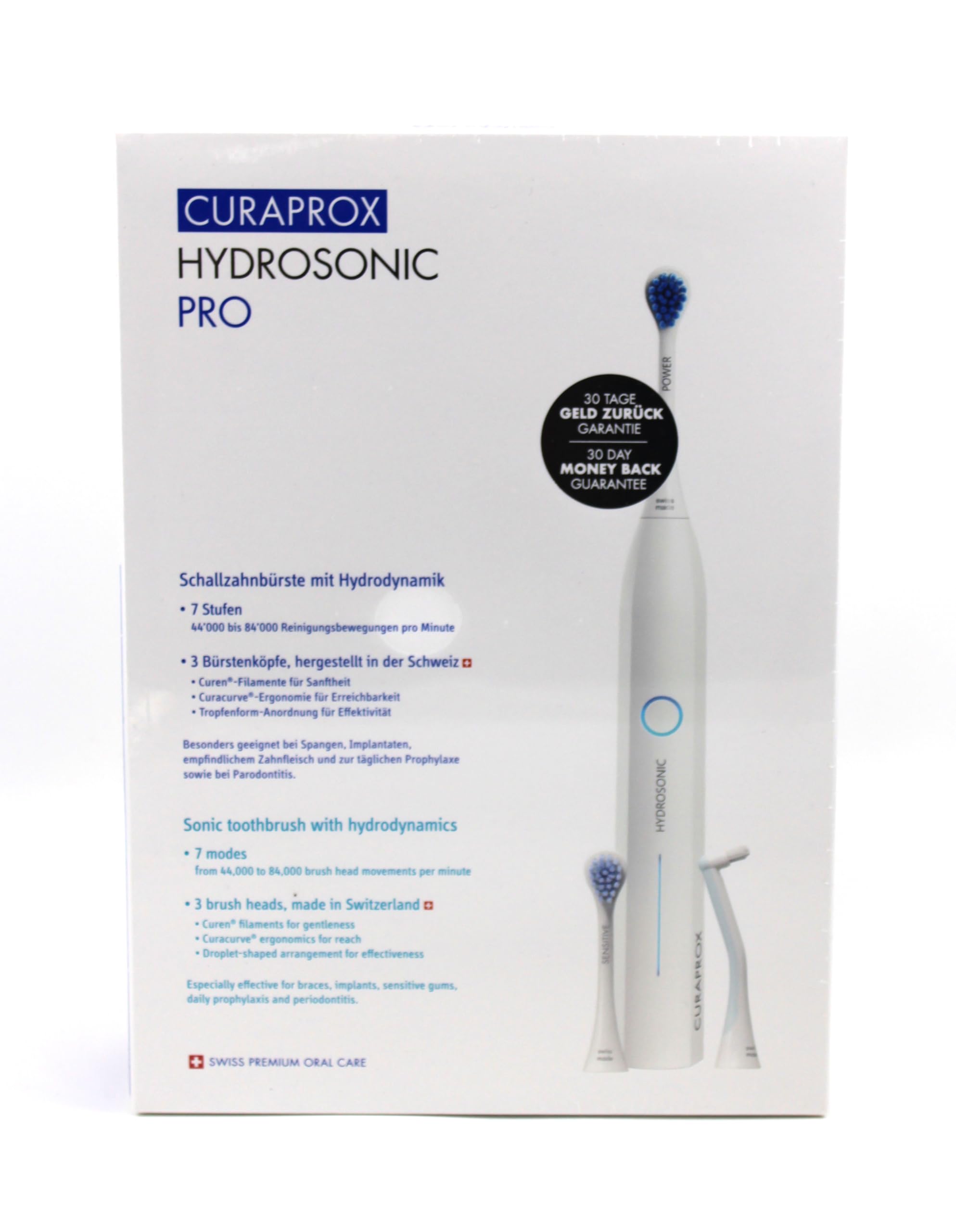 Curaprox Pro Electric Toothbrush With Charger and Travel Case