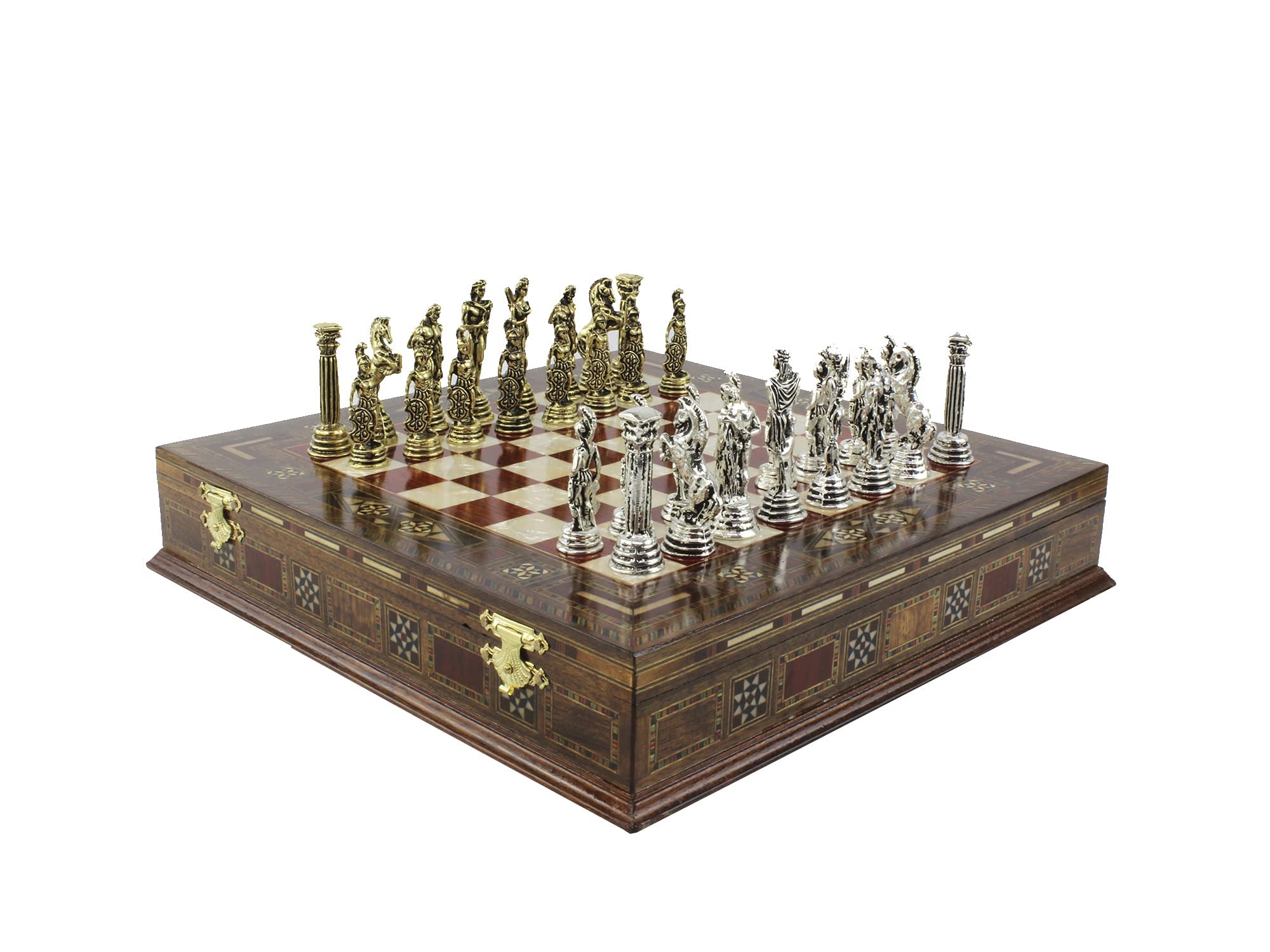 Antochia Crafts 11 Inches Custom Chess Set - Personalized Chess Set - Gift Idea for Son, Husband, Father and Anyone for Birthday, Anniversary and Any Occasion, 2 players