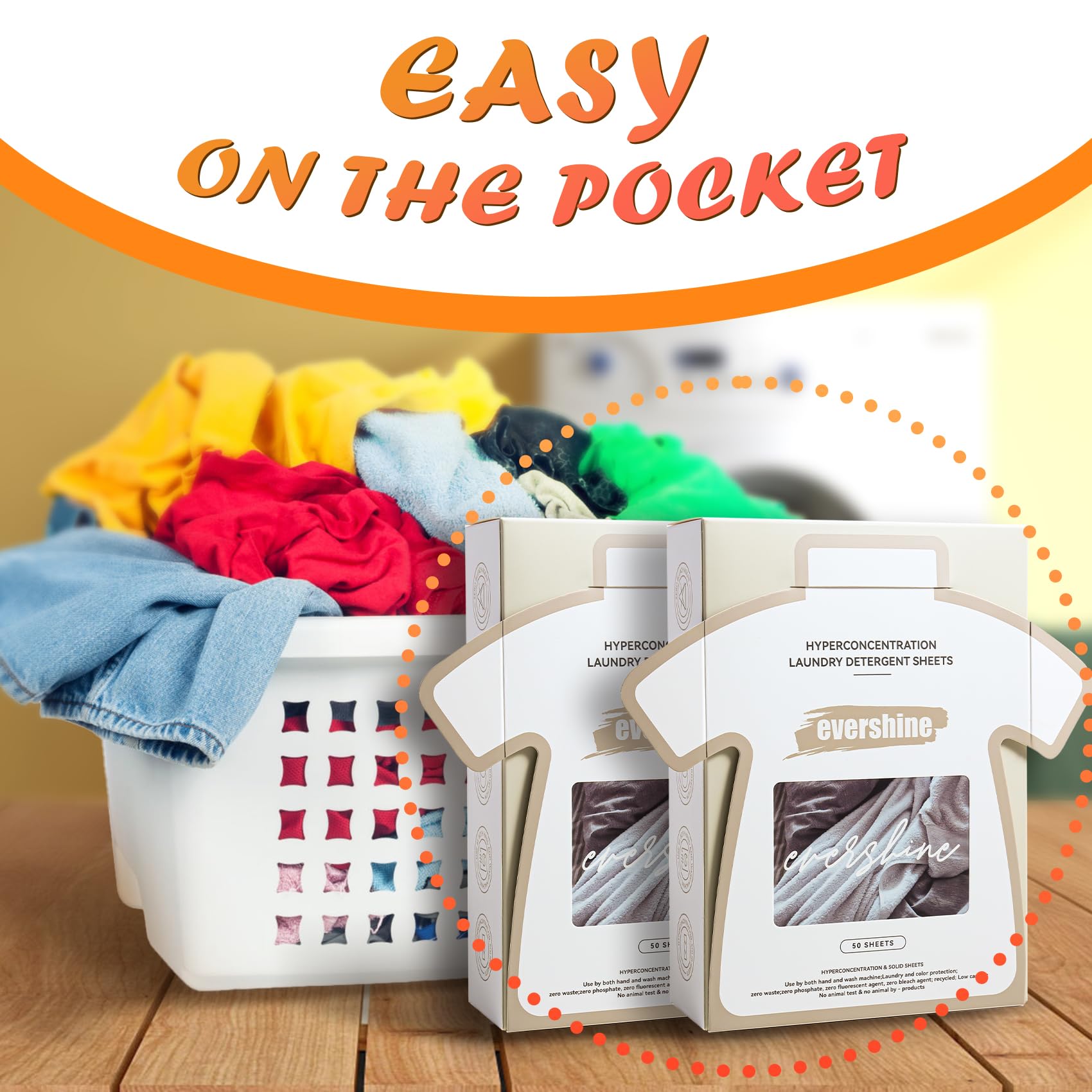 Laundry Detergent Sheets 100 Loads(50 Sheet),Travel Laundry Detergent Sheet,Eco-Friendly Hyperconcentraction Laundry Detergent Sheets,No Plastic Washer Sheets,Fresh Linen Scent,Laundry Soap Sheets