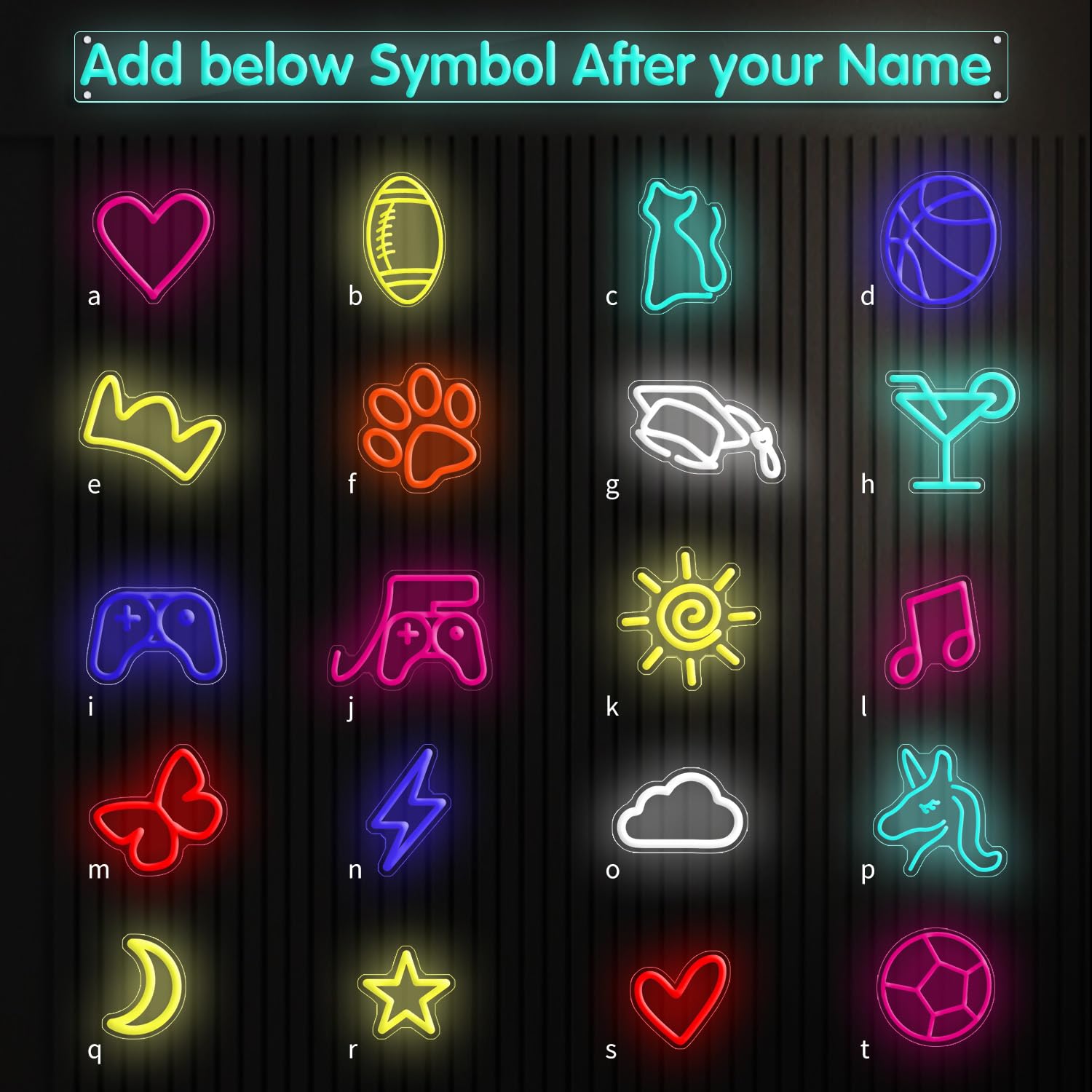 Qzeuoucu Custom Neon Sign,LED Neon Signs Customizable For Wall Decor,Kids Name Sign and Birthday Gift,Wedding Party Room Decorations,Personalized Neon Light Optional battery powered