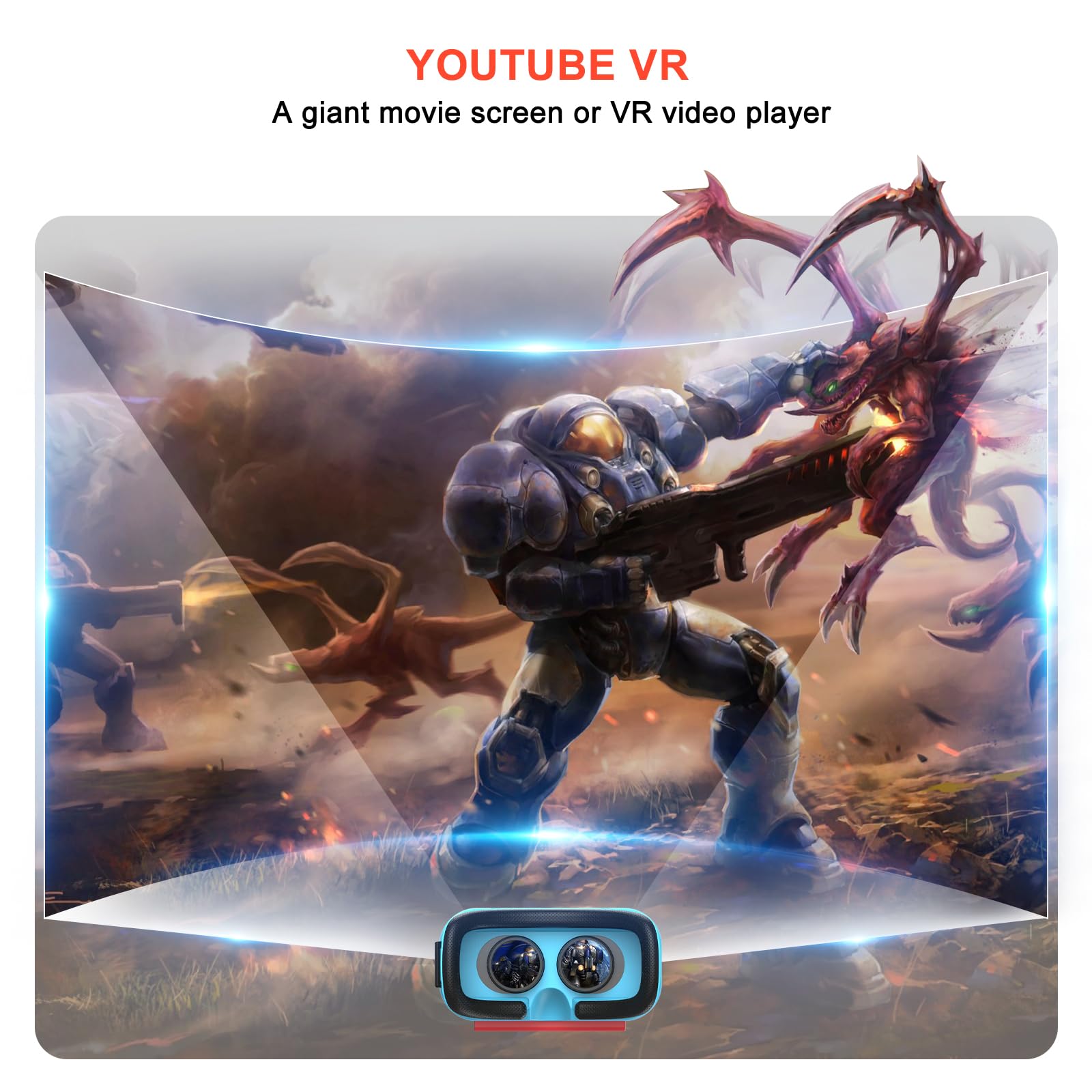 WinDrogon VR Headset, Designed for Nintendo Switch & Switch OLED Accessories for Switch VR Games, Labo VR and YouTube VR, VR Glasses with Adjustable Pupil Distance and Adjustable Switch Goggles Strapβ¦