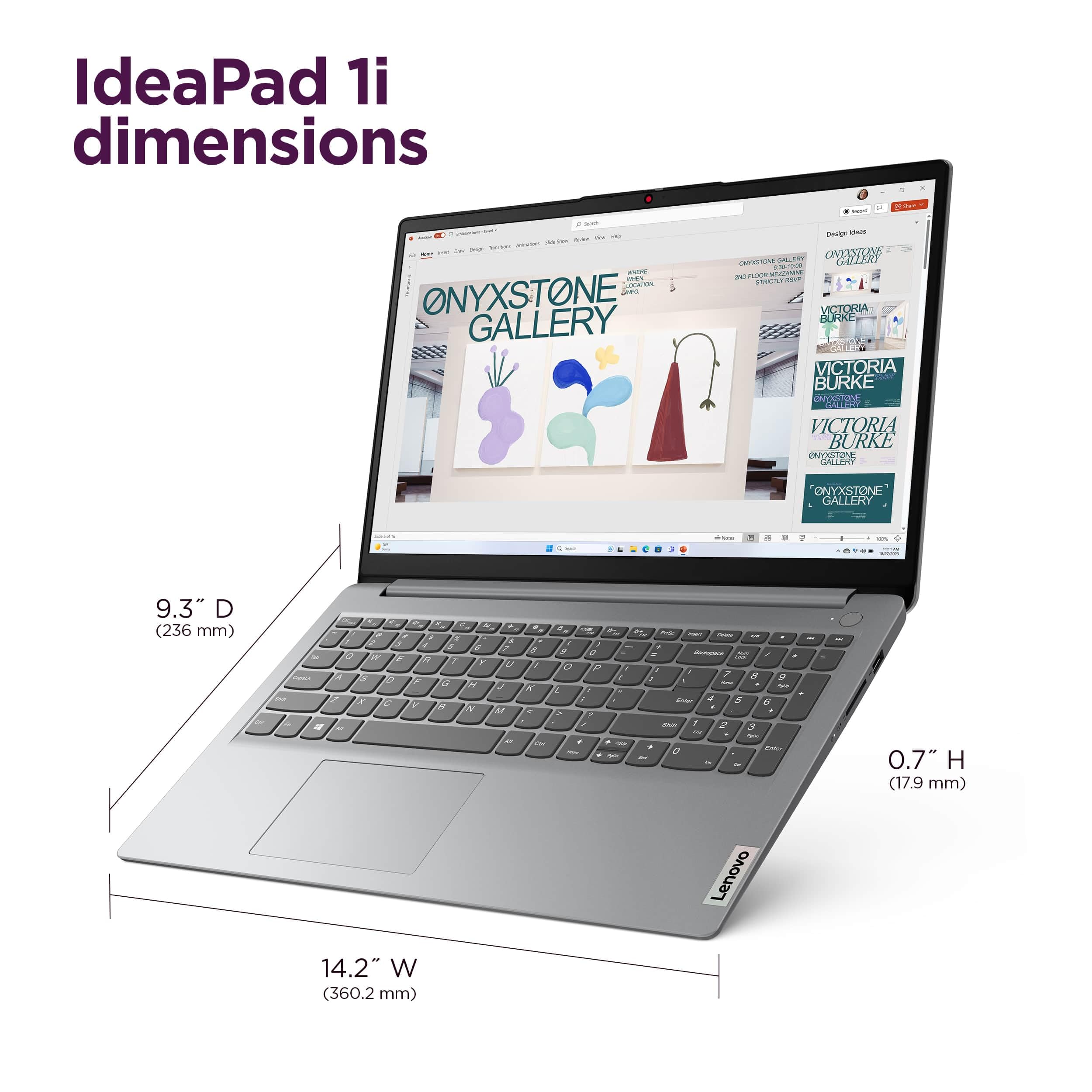 Lenovo IdeaPad 15.6" HD Laptop (12GB RAM,1TB PCIe SSD, 1-Year Microsoft Office 365, Intel Celeron N4500) for Students, Home, Business, Numeric Keypad, Webcam, HDMI, Wi-Fi 6, Win 11 Home in S Mode