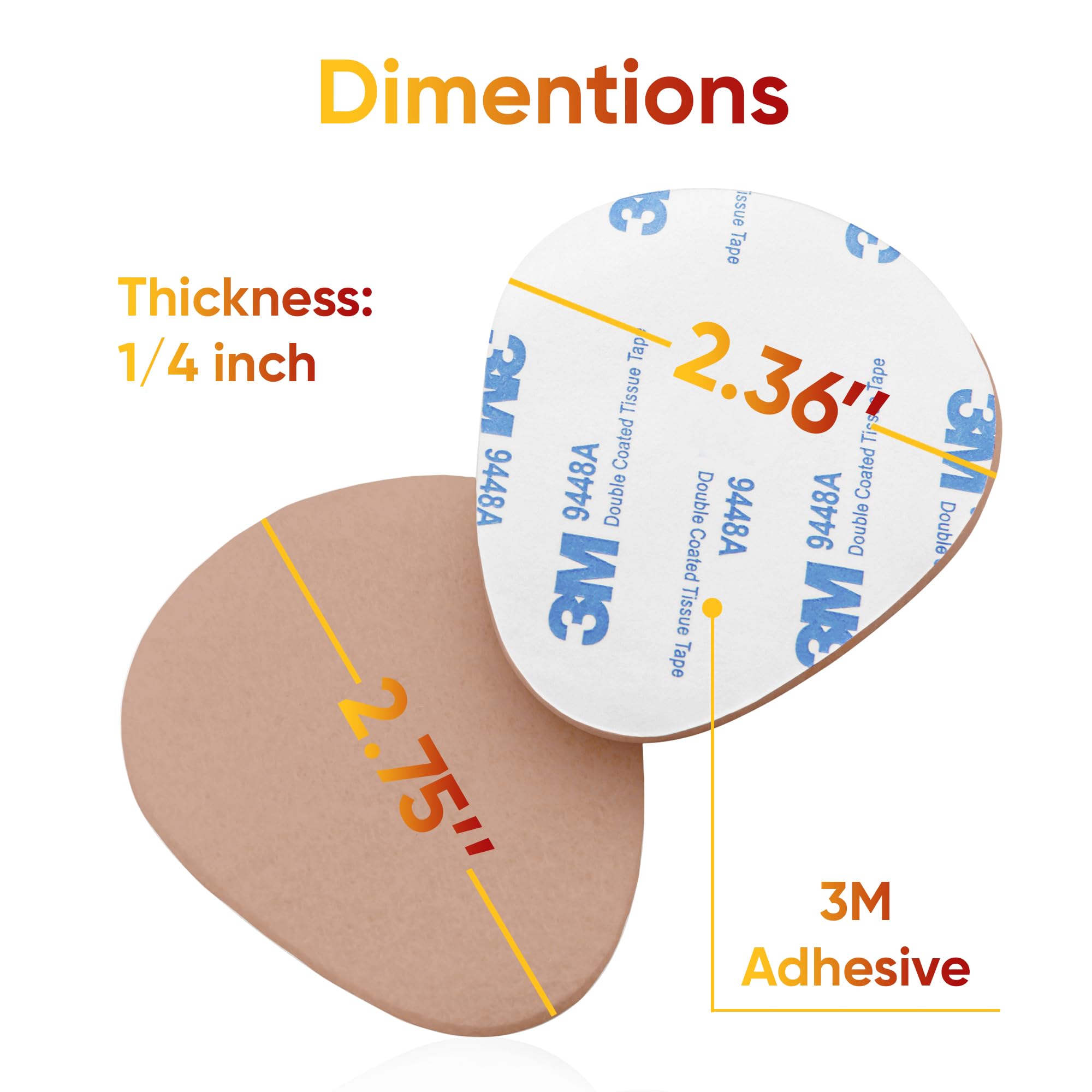 24 PCS Homergy Felt Metatarsal Pads – Forefoot Cushions for Pain Relief, Ball of Foot Support for Metatarsalgia, Morton’s Neuroma – White + Beige Set