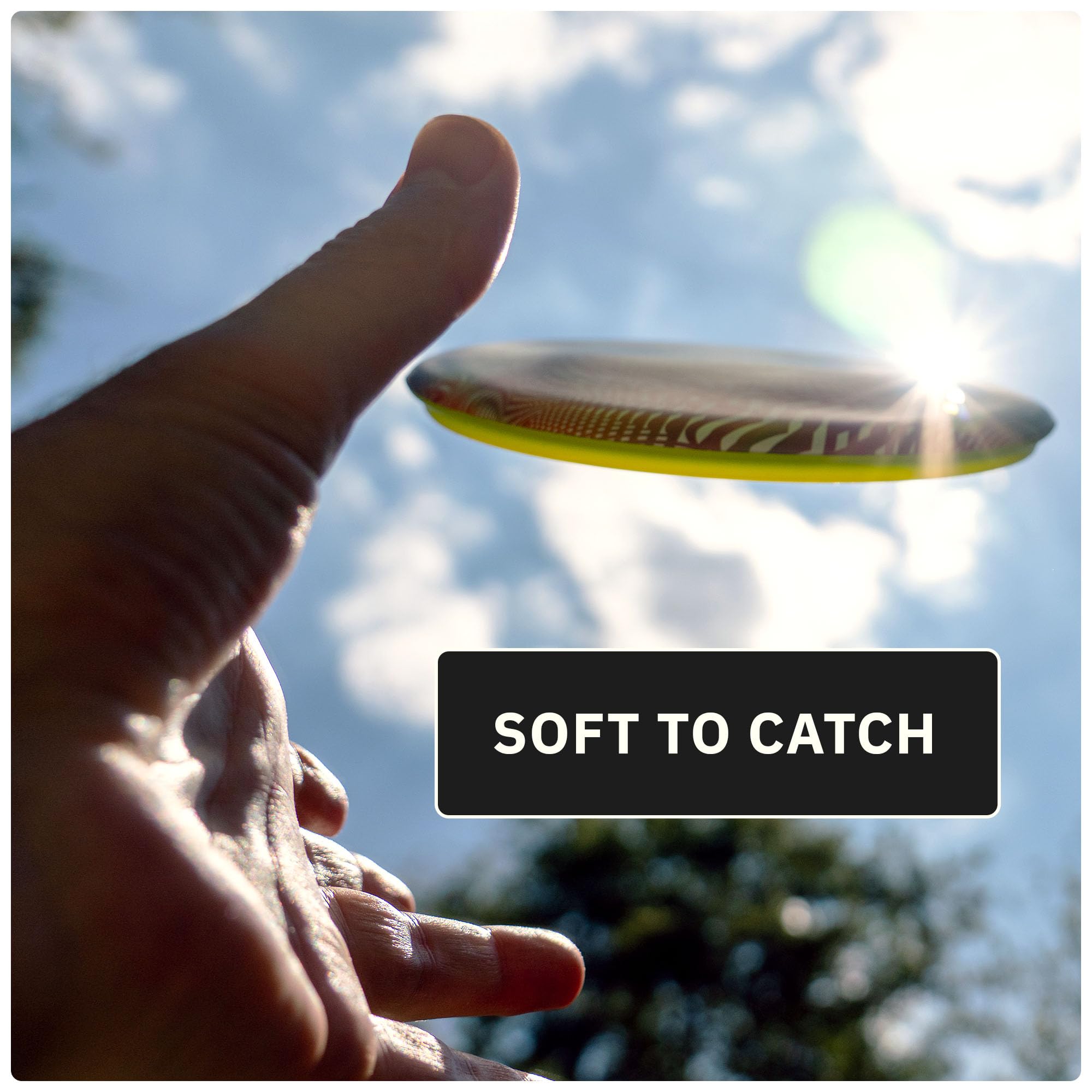 Waboba Wingman-Foldable Silicone Disc-Fly Straight and Far, Perfect for Kids and Adults (Liquid Drops)