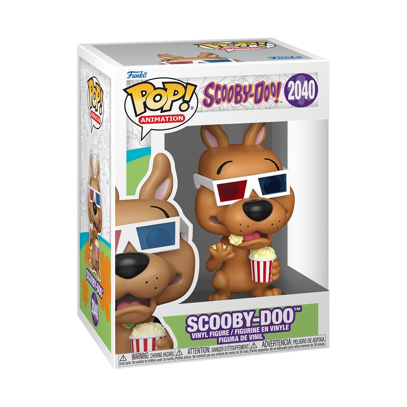 Funko Pop! Animation: Scooby Doo - Scooby Doo - Collectable Vinyl Figure - Gift Idea - Official Merchandise - Toys for Kids & Adults - Cartoon Fans - Model Figure for Collectors and Display