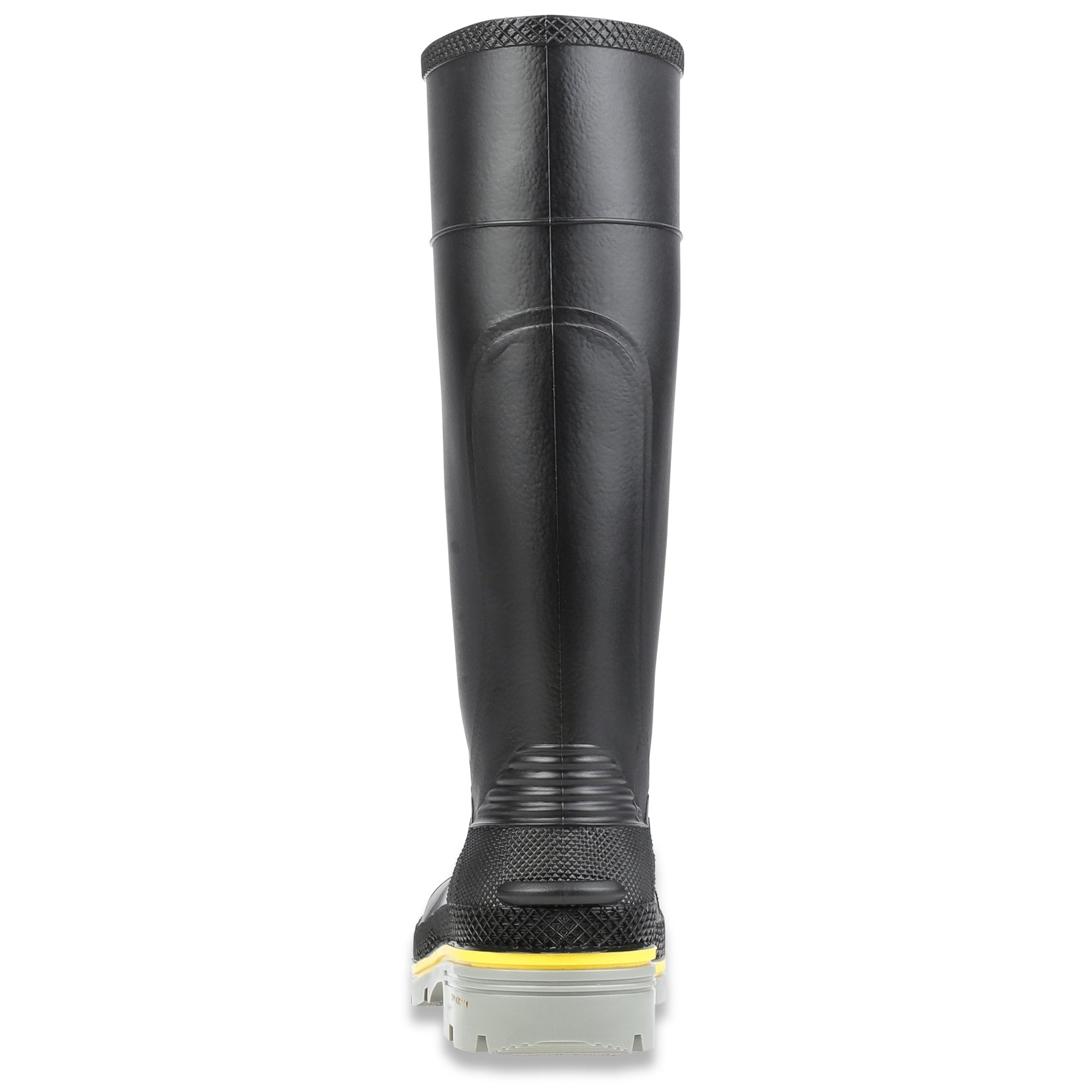 Servus by Honeywell XTP 15"" PVC Chemical-Resistant Steel Toe Men's Work Boots, Black, Yellow & Gray, 10