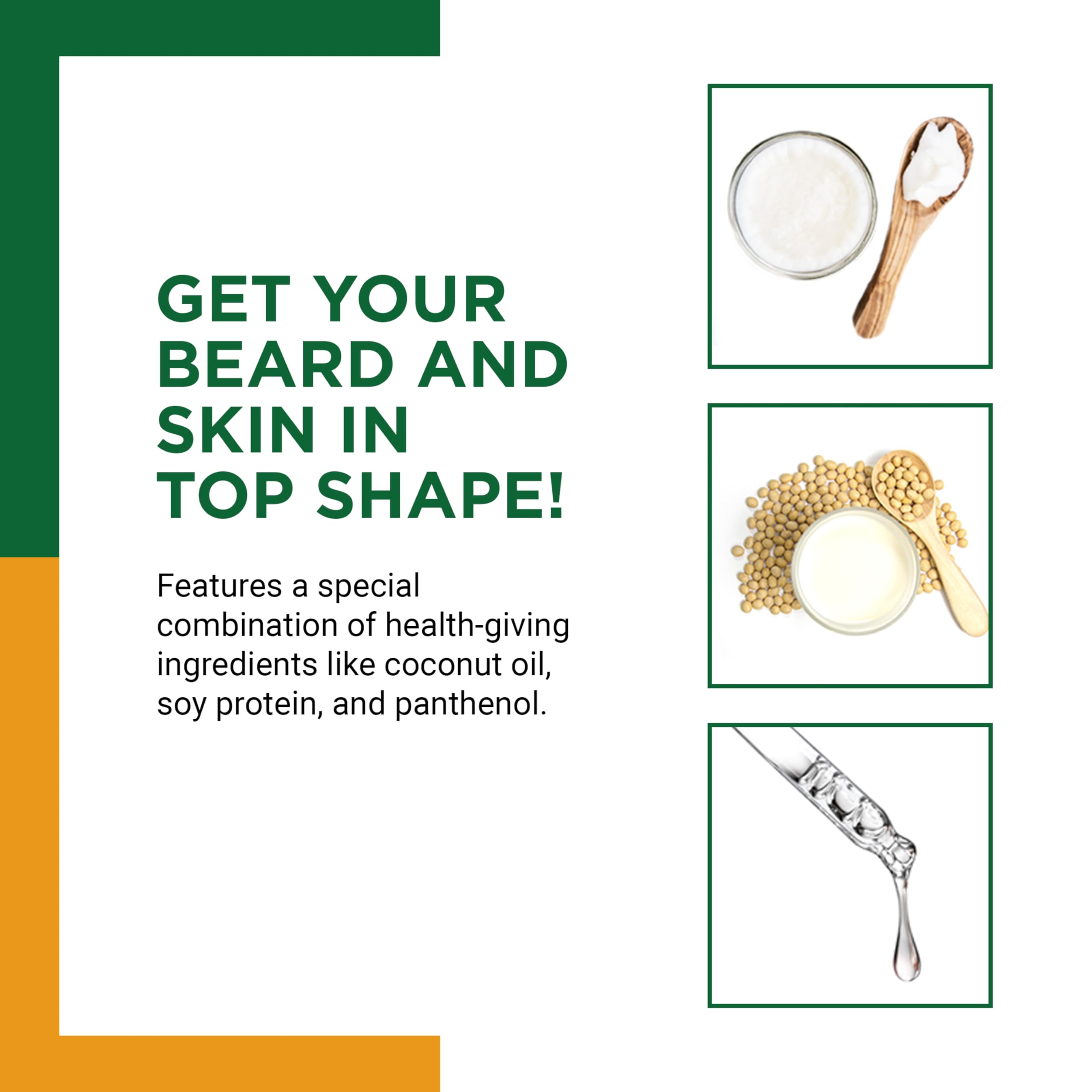 Clubman Pinaud 2-in-1 Beard Conditioner for Men - Beard Softener for Men, Moisturizes Beards & Hydrates Skin, 3 fl oz