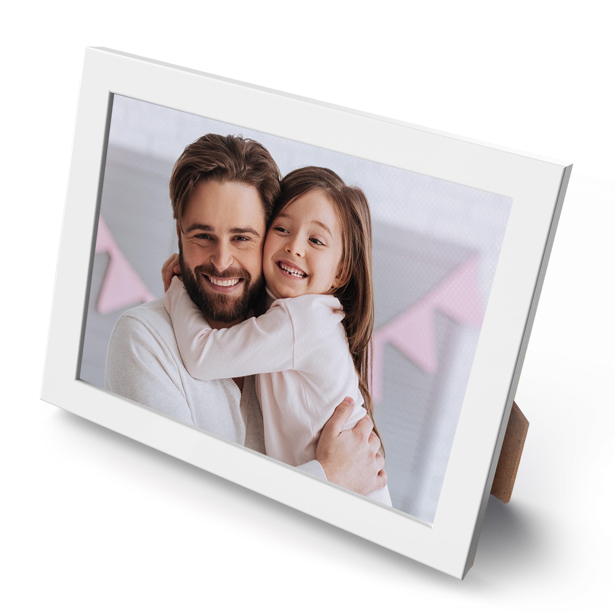 GagetElec Custom Canvas Prints with Your Photos,Personalized Picture on Canvas Desk Decor Christmas Gifts for Family,Friends (10" X 8") (White)